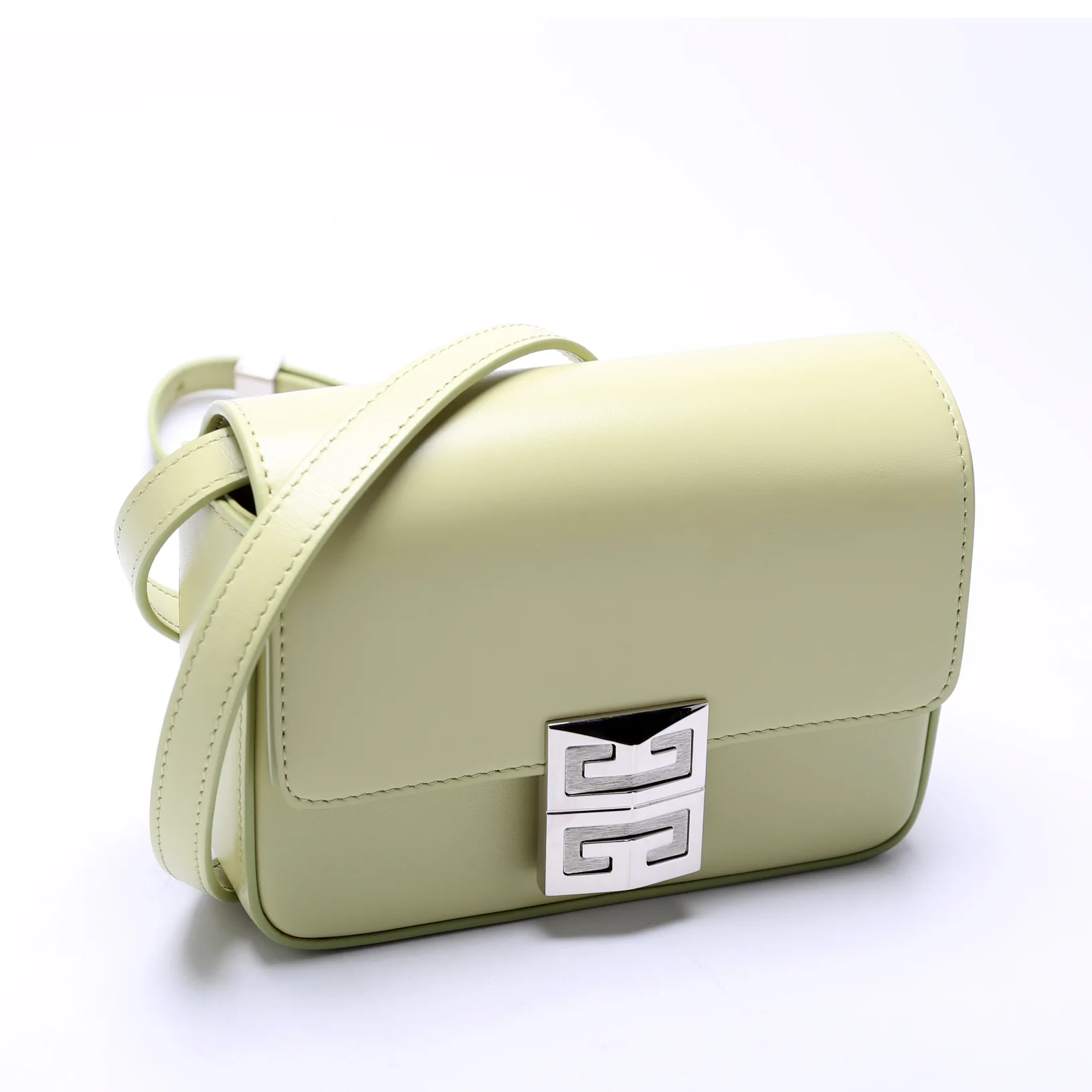4G Mini Crossbody Bag Leather Green - Image 2