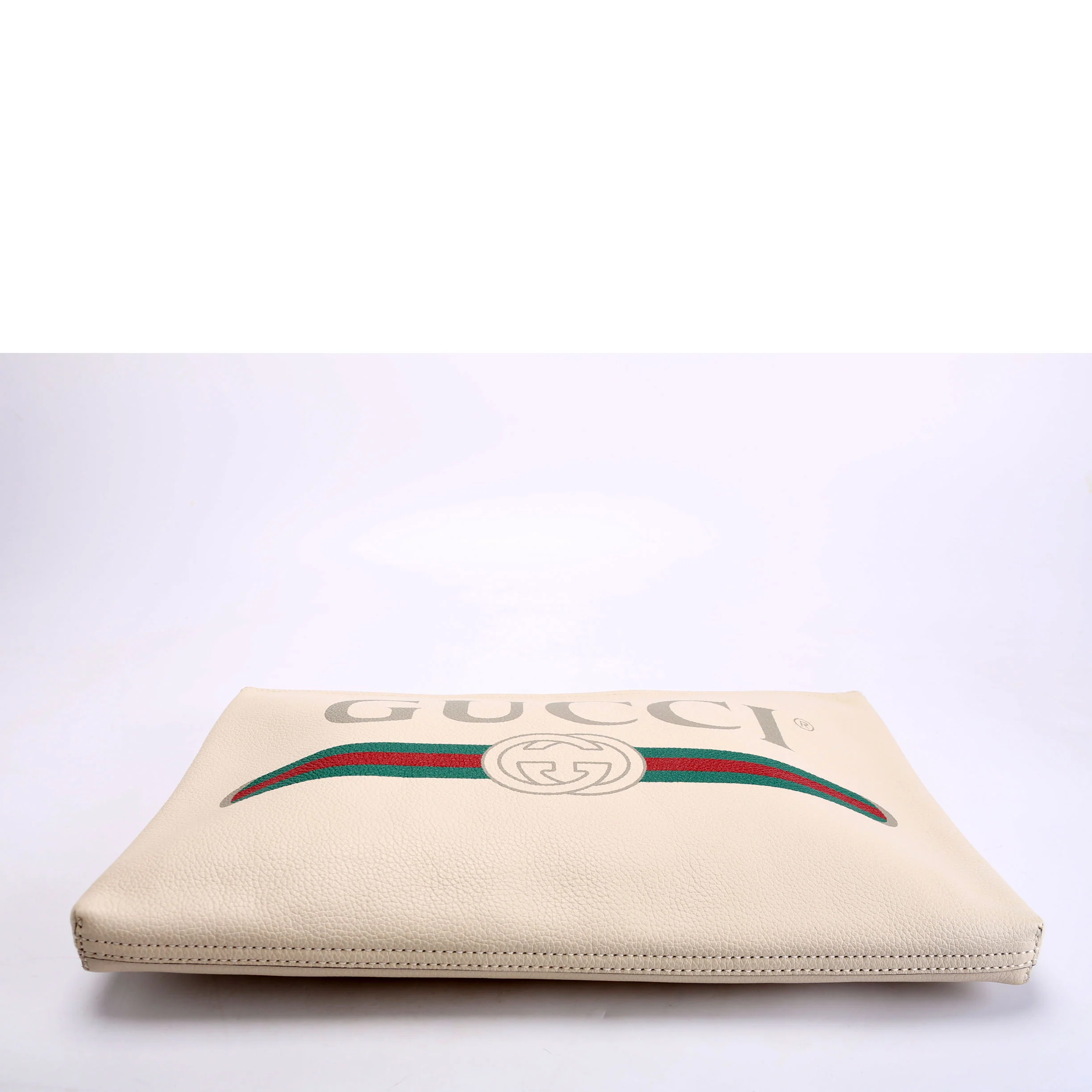 500984 Retro Logo Portfolio Large Pouch White - Image 4