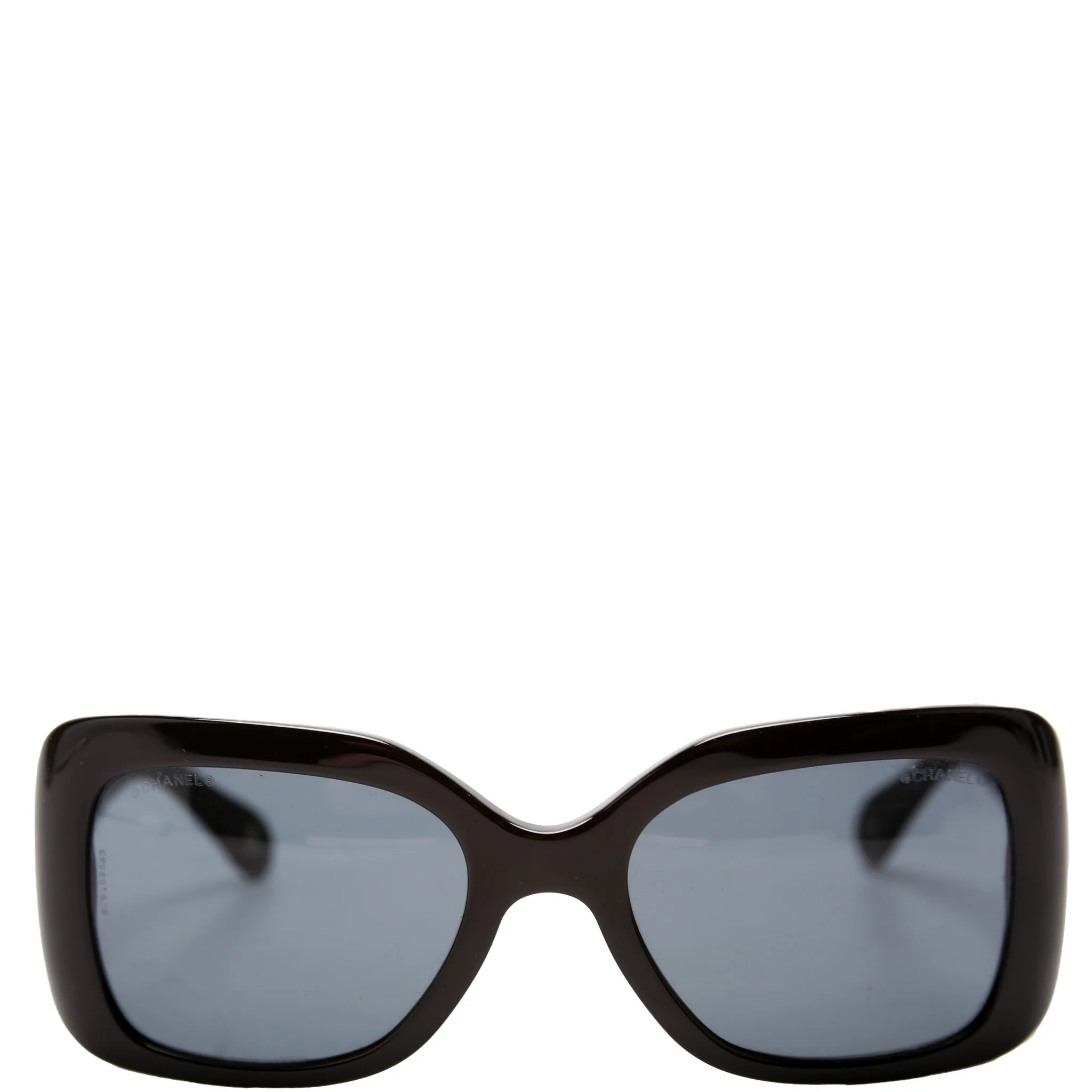 5019 CC Quilted Acetate Sunglasses Black