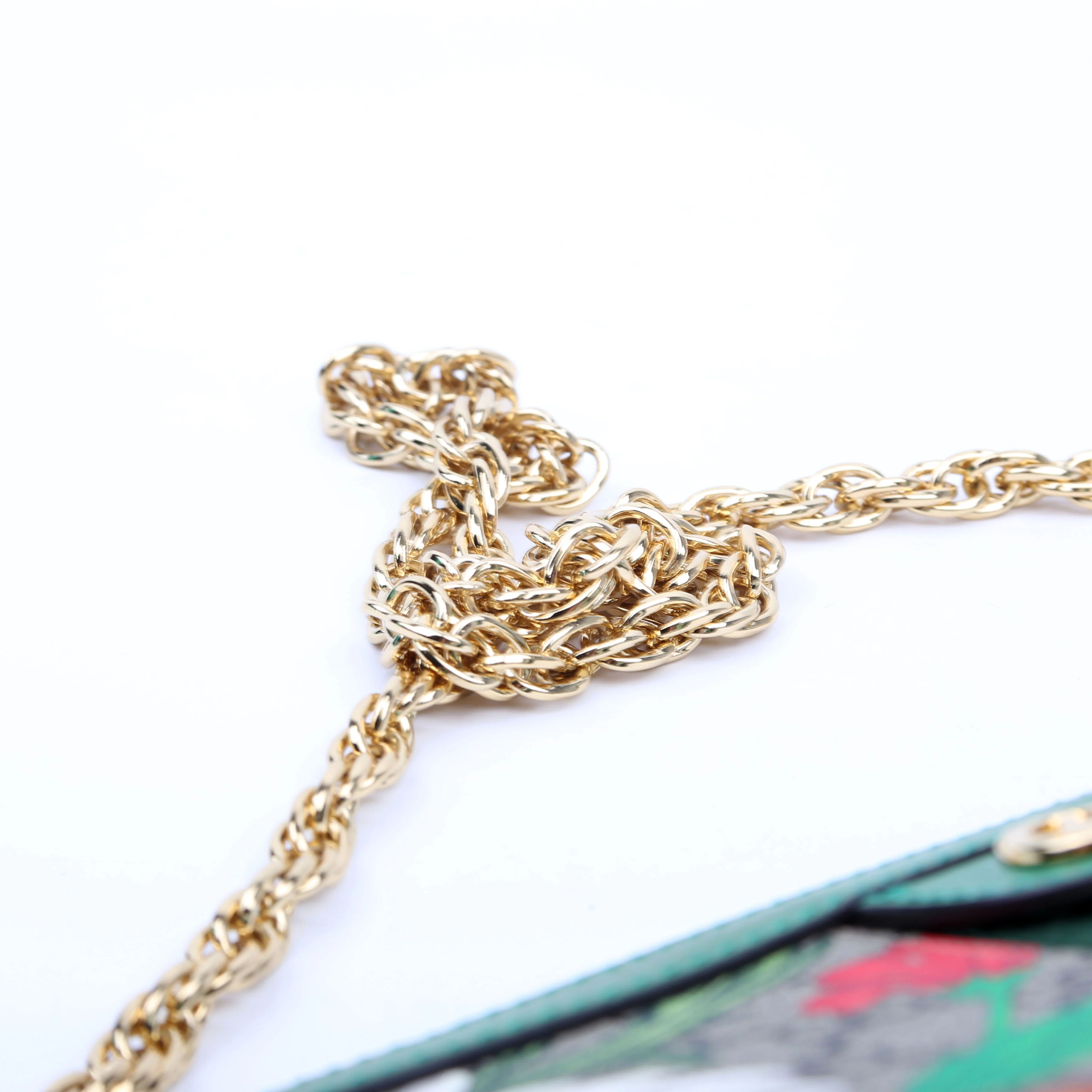 503877 GG Supreme Flora Ophidia Small Chain Green - Image 7