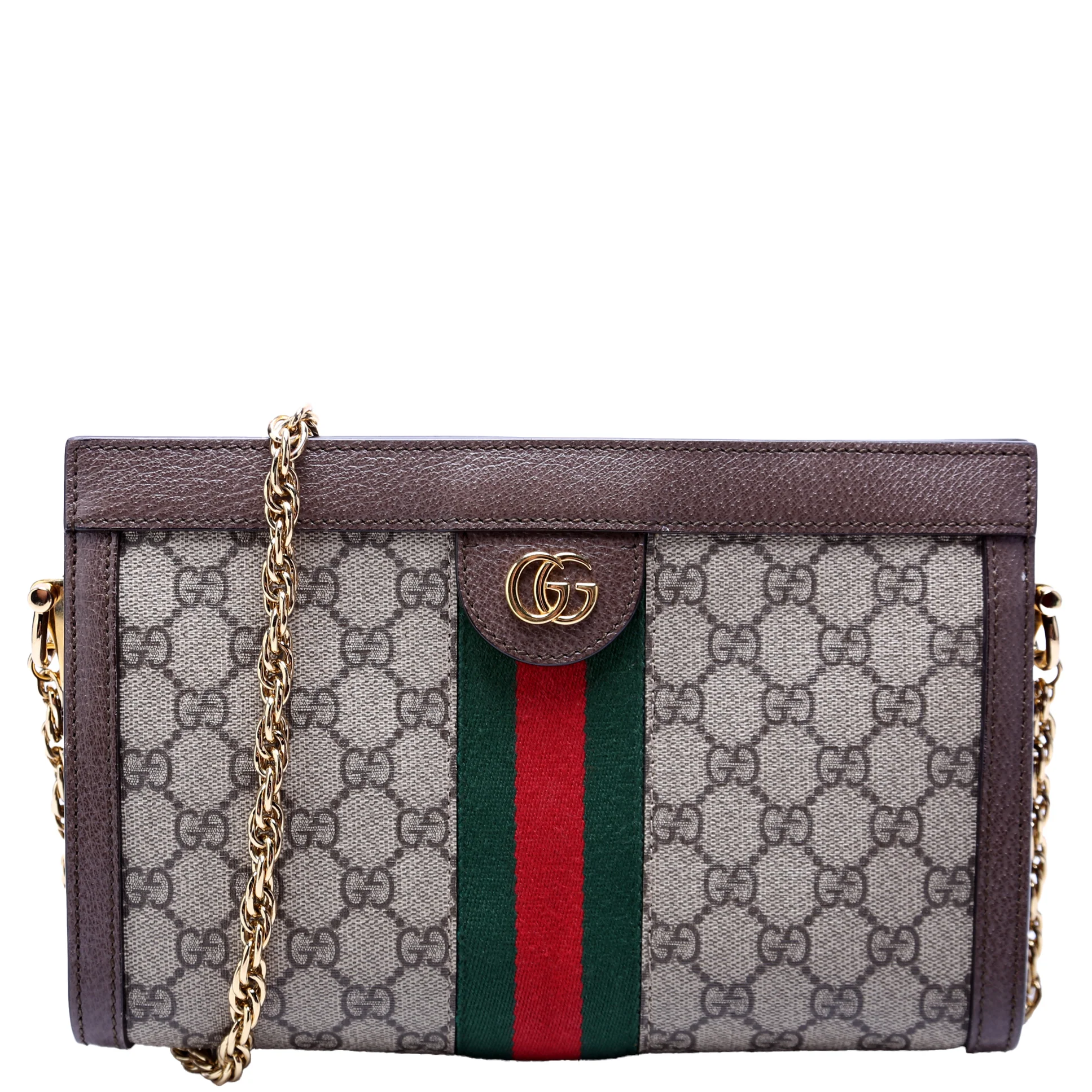 503877 GG Supreme Ophidia Small Chain Brown