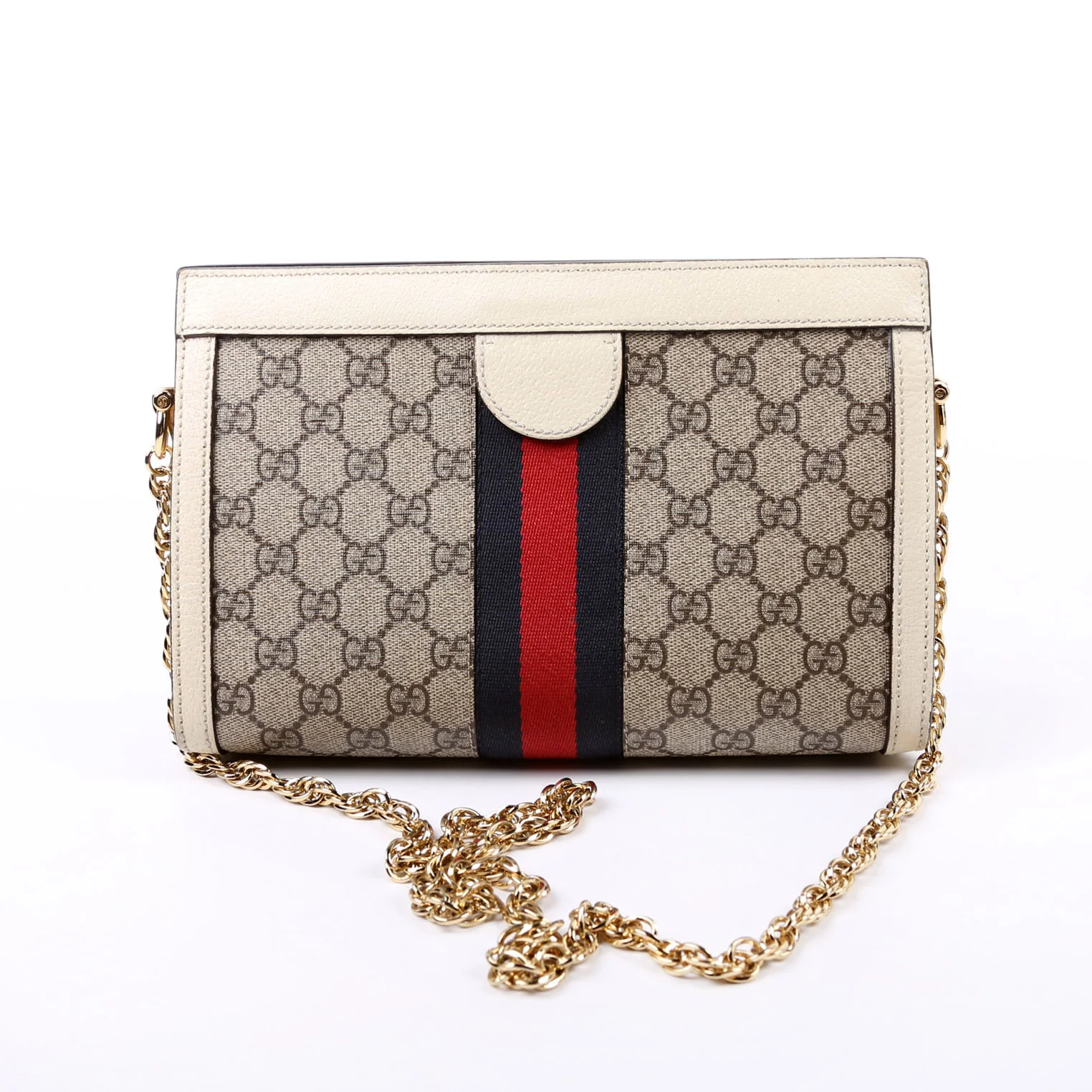 503877 GG Supreme Ophidia Small Chain White - Image 2
