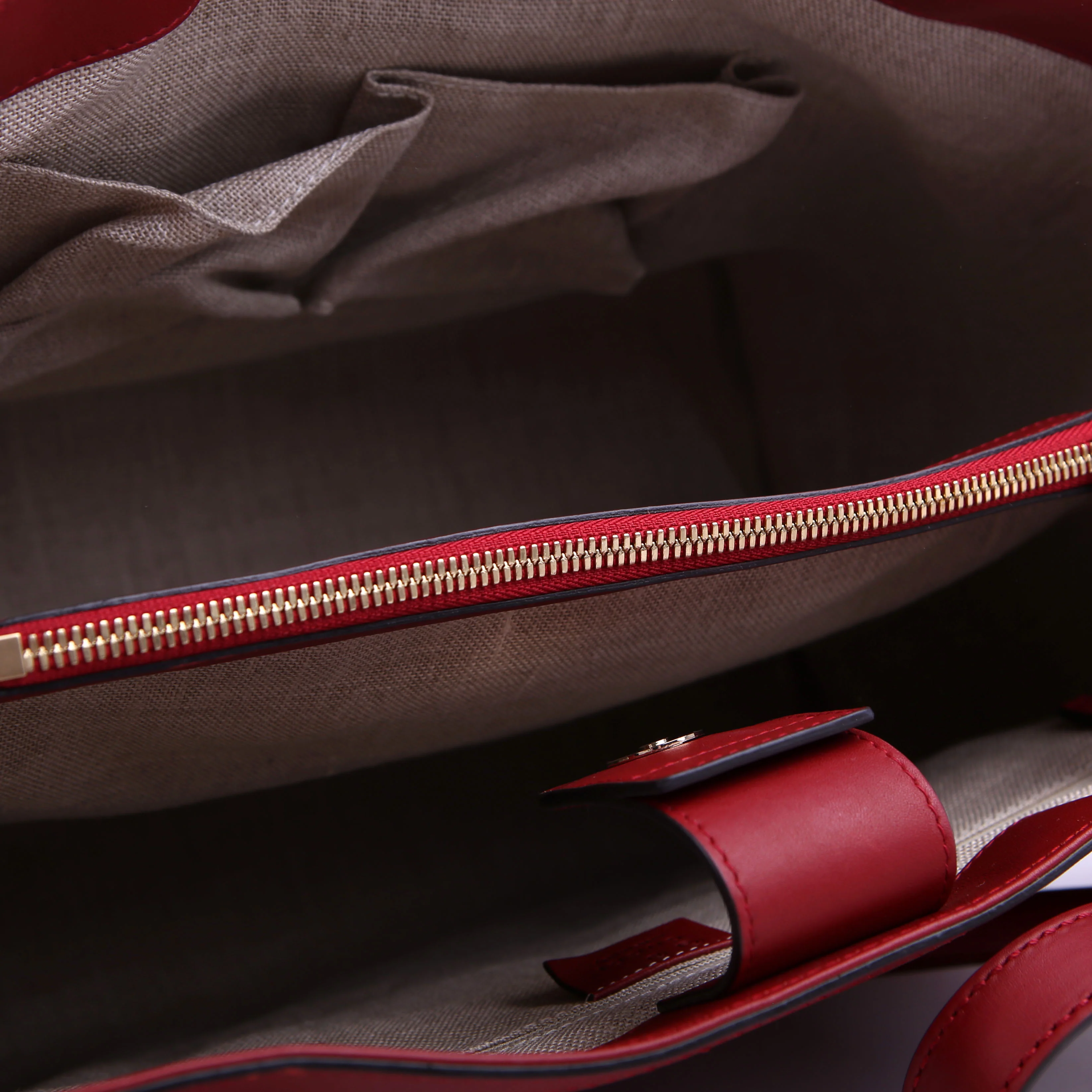510290 Micro Guccissima Tote Red - Image 13