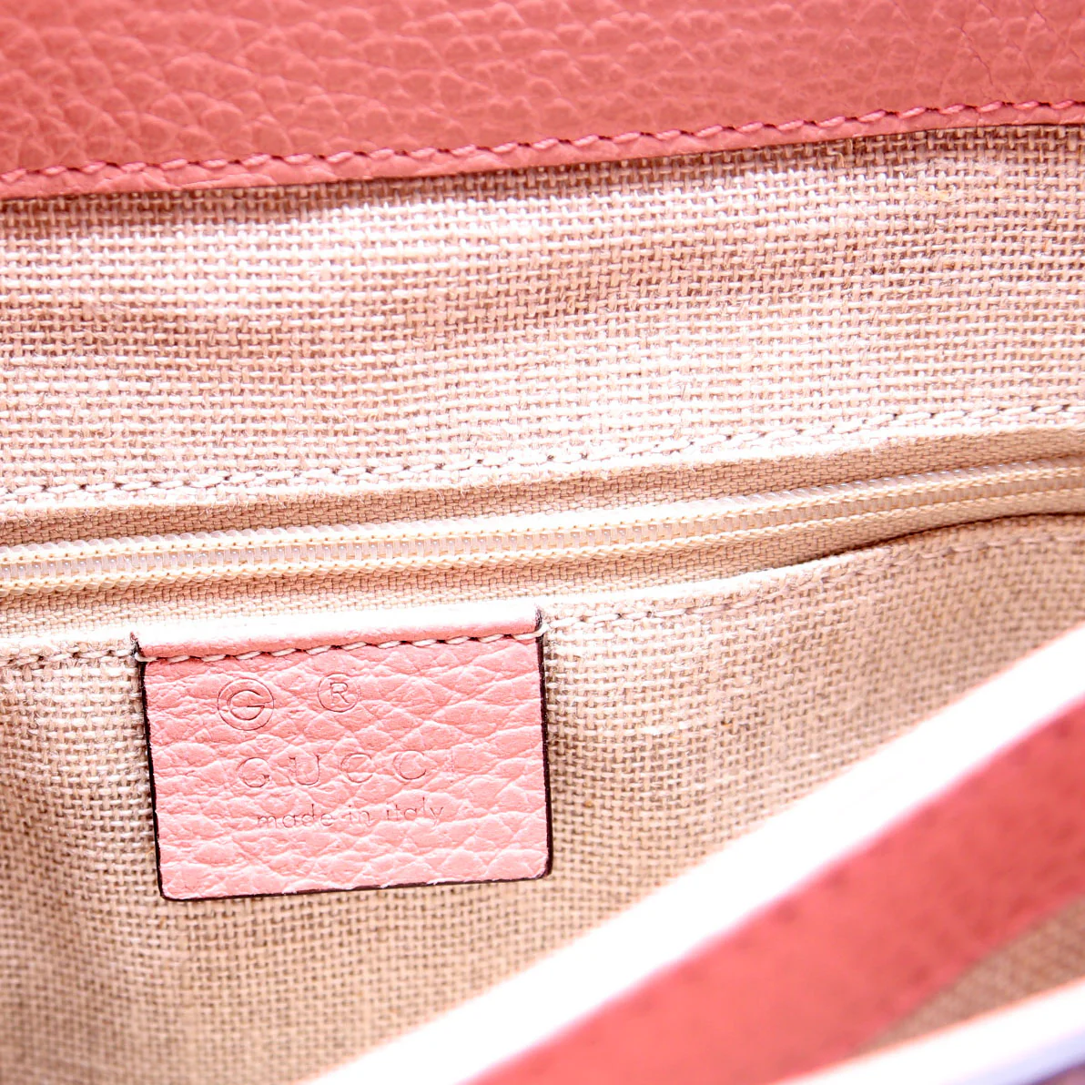 510302 Medium Interlock Satchel Pink - Image 8