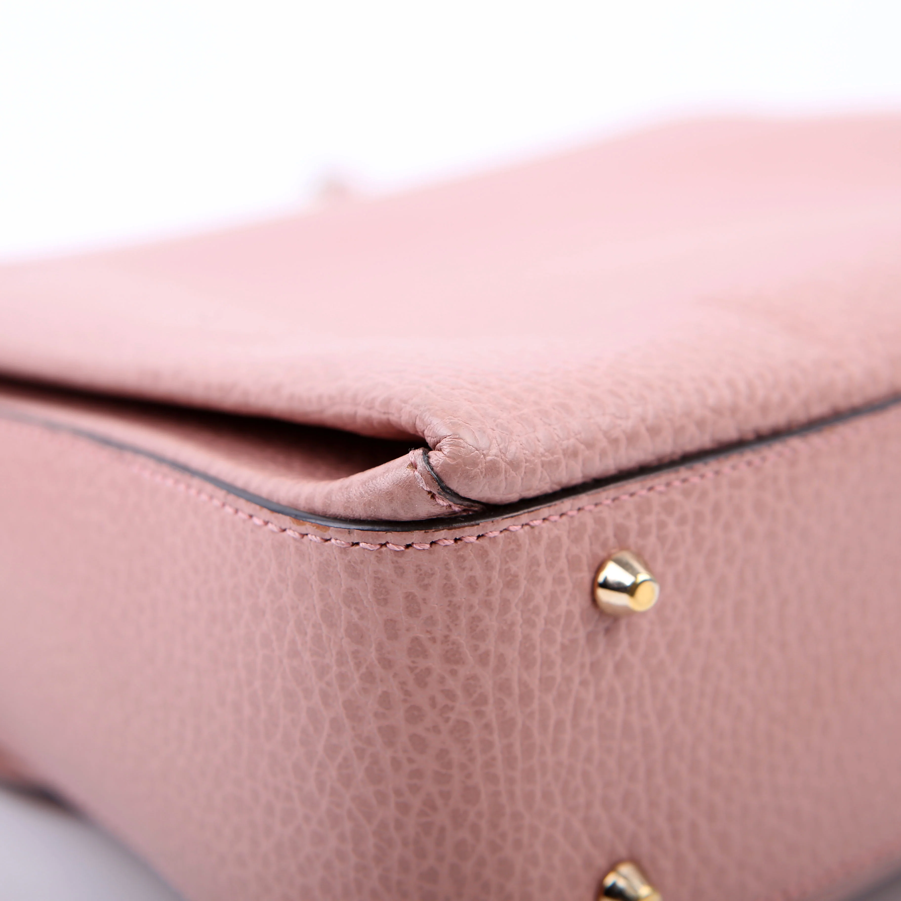 510302 Medium Interlocking Satchel Pink - Image 7