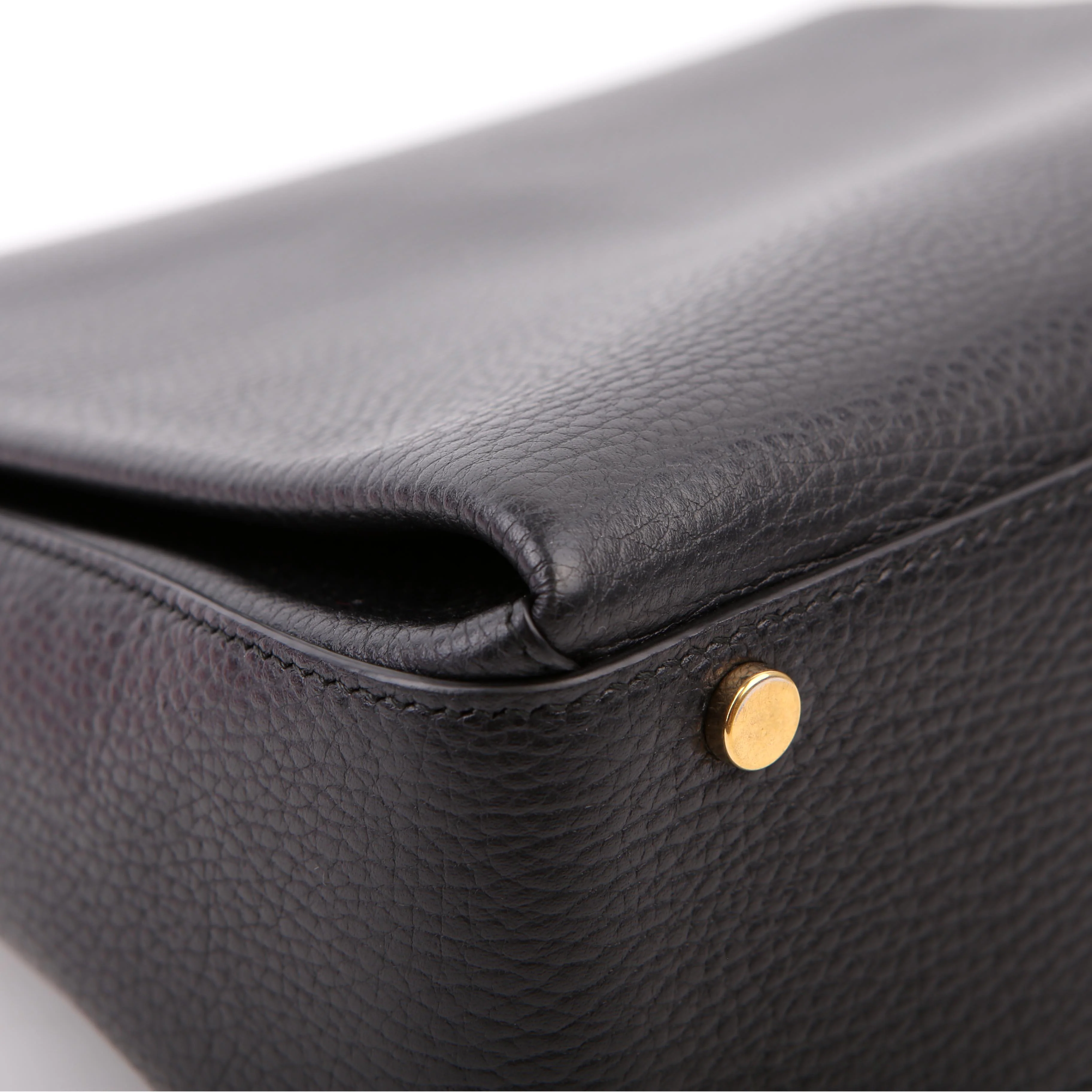 510306 Large Interlocking GG Shoulder Black - Image 8