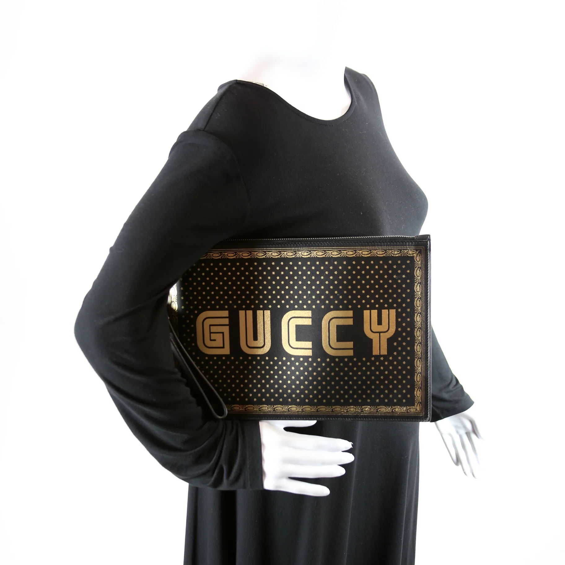 510489 Guccy Pouch Black - Image 9