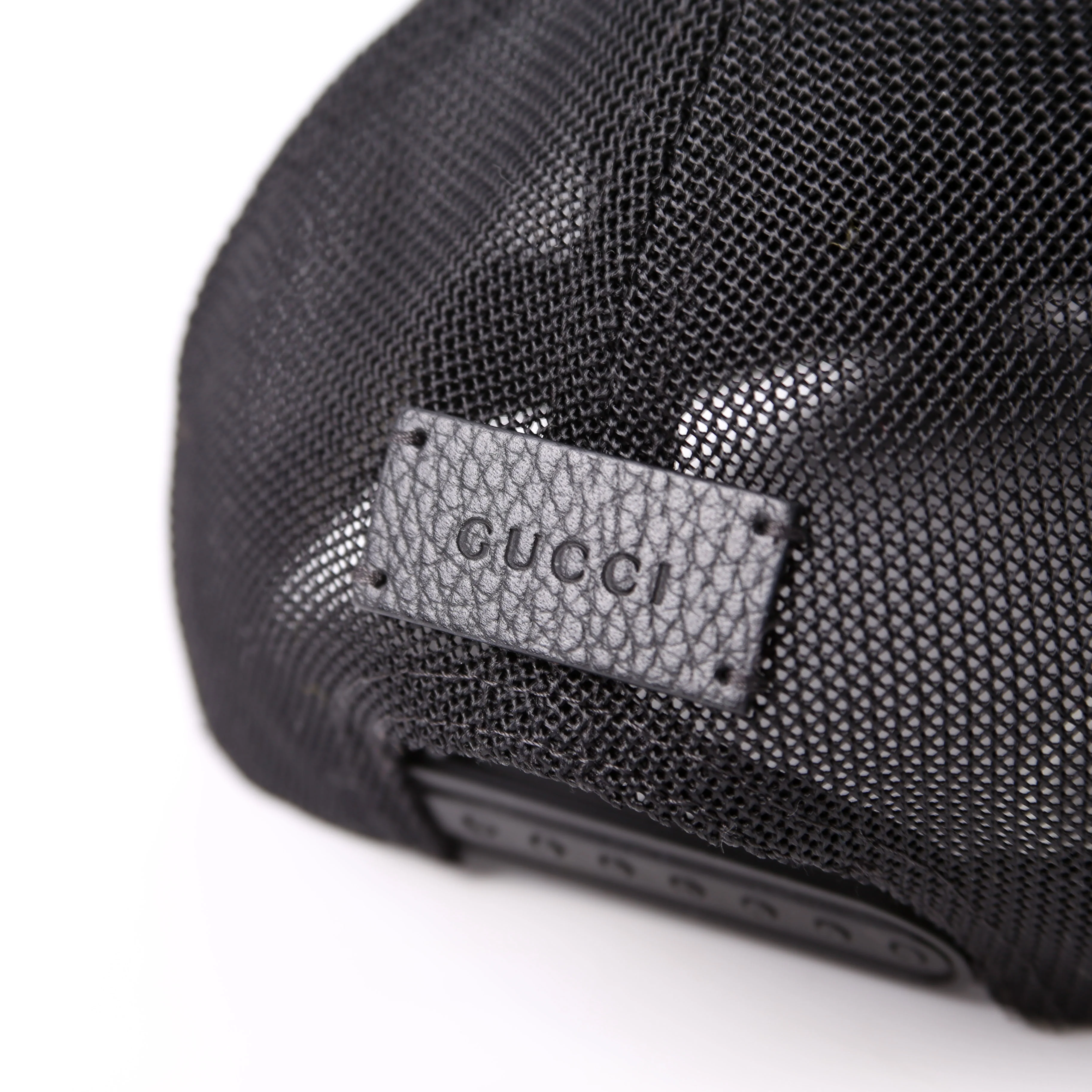 510950 GG Nylon Baseball Cap Size Medium Black - Image 6