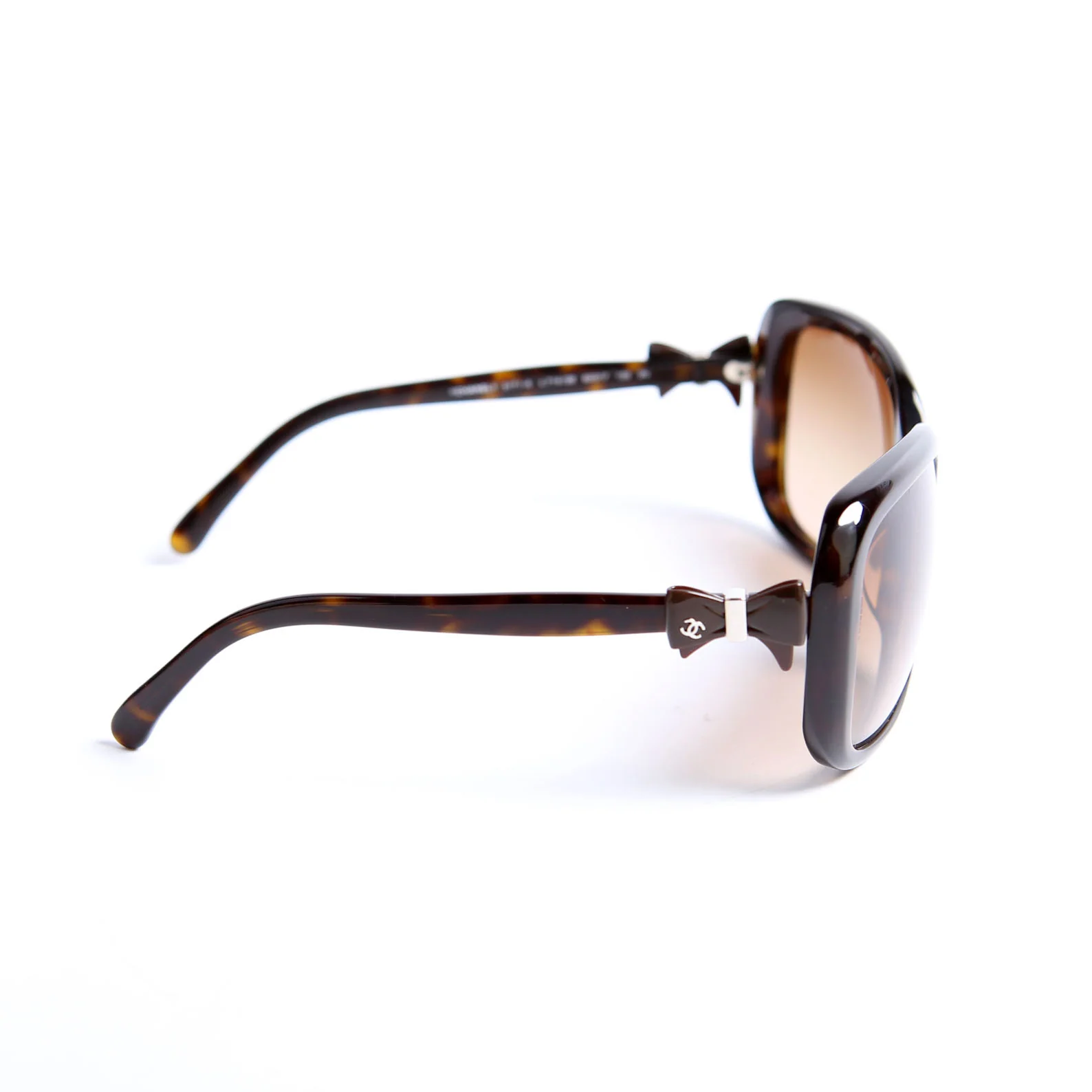 5171 CC Bow Sunglasses Brown - Image 3