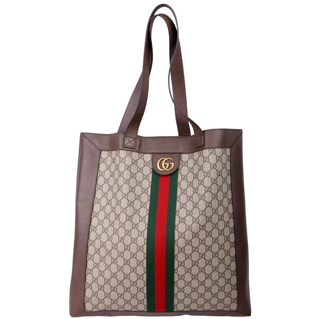 519335 Ophidia Soft GG Supreme Large Tote Brown