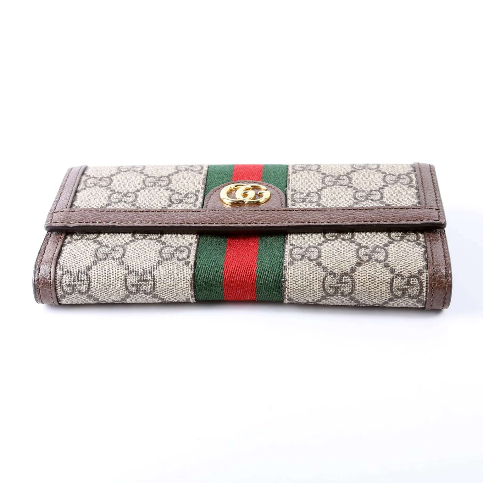 523153 Ophidia Flap Wallet Brown - Image 5