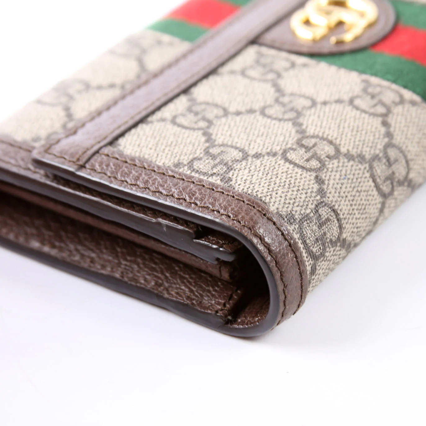 523153 Ophidia Flap Wallet Brown - Image 8