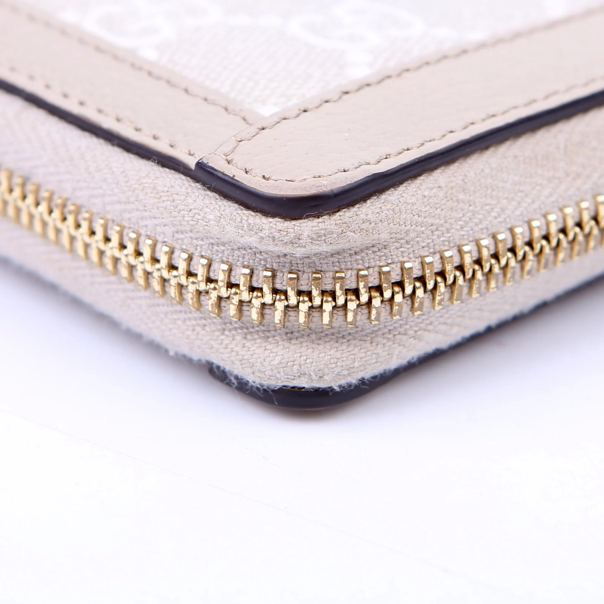 523154 GG Supreme Ophidia Zip Wallet Tan - Image 7