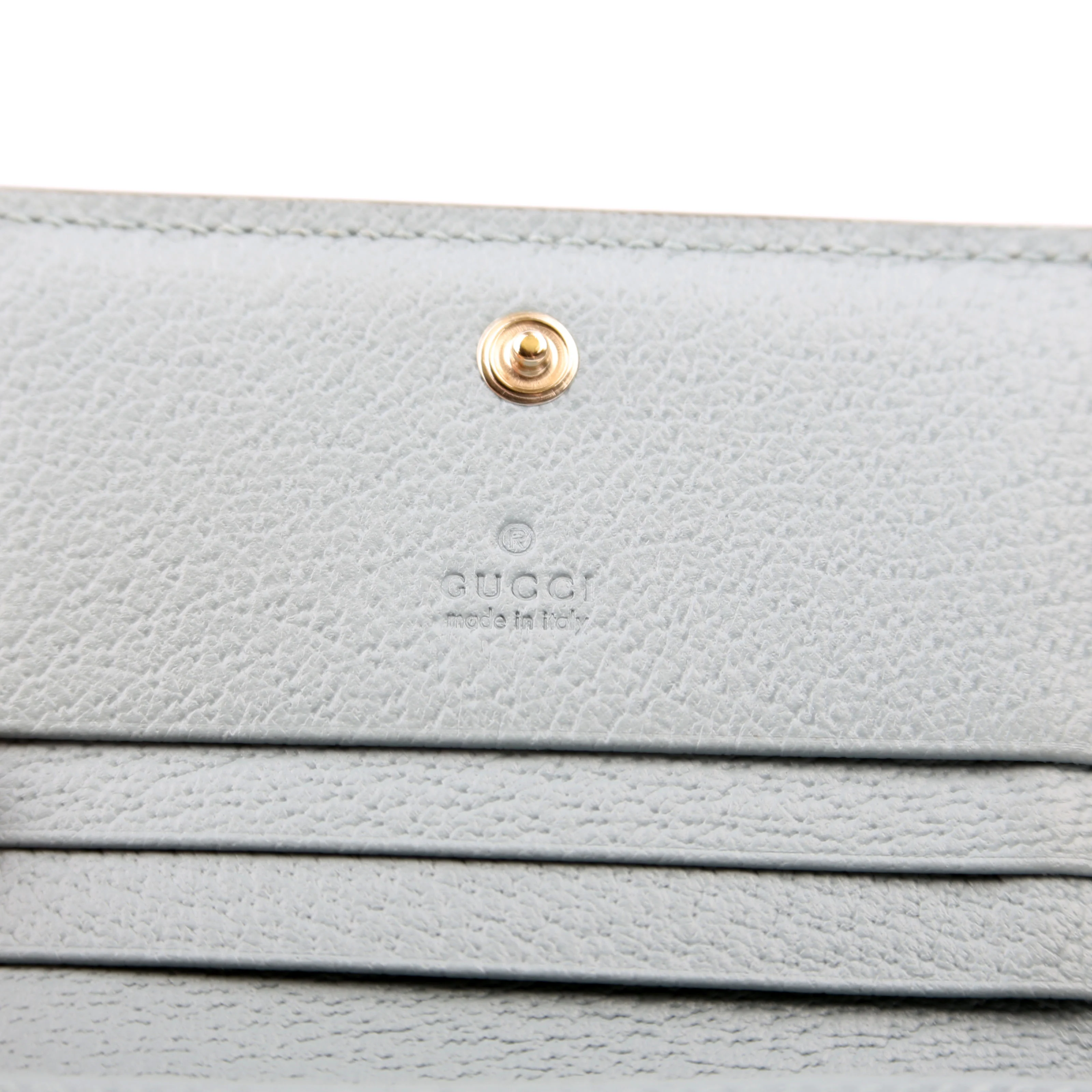 523155 Ophidia GG Card Case Wallet Blue - Image 12
