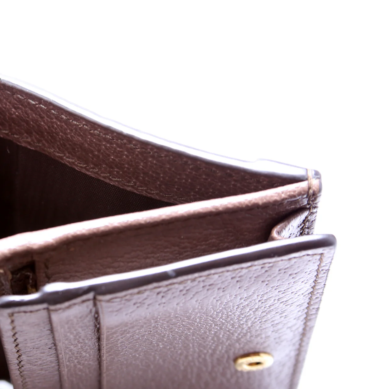 523155 Ophidia GG Card Case Wallet Brown - Image 8