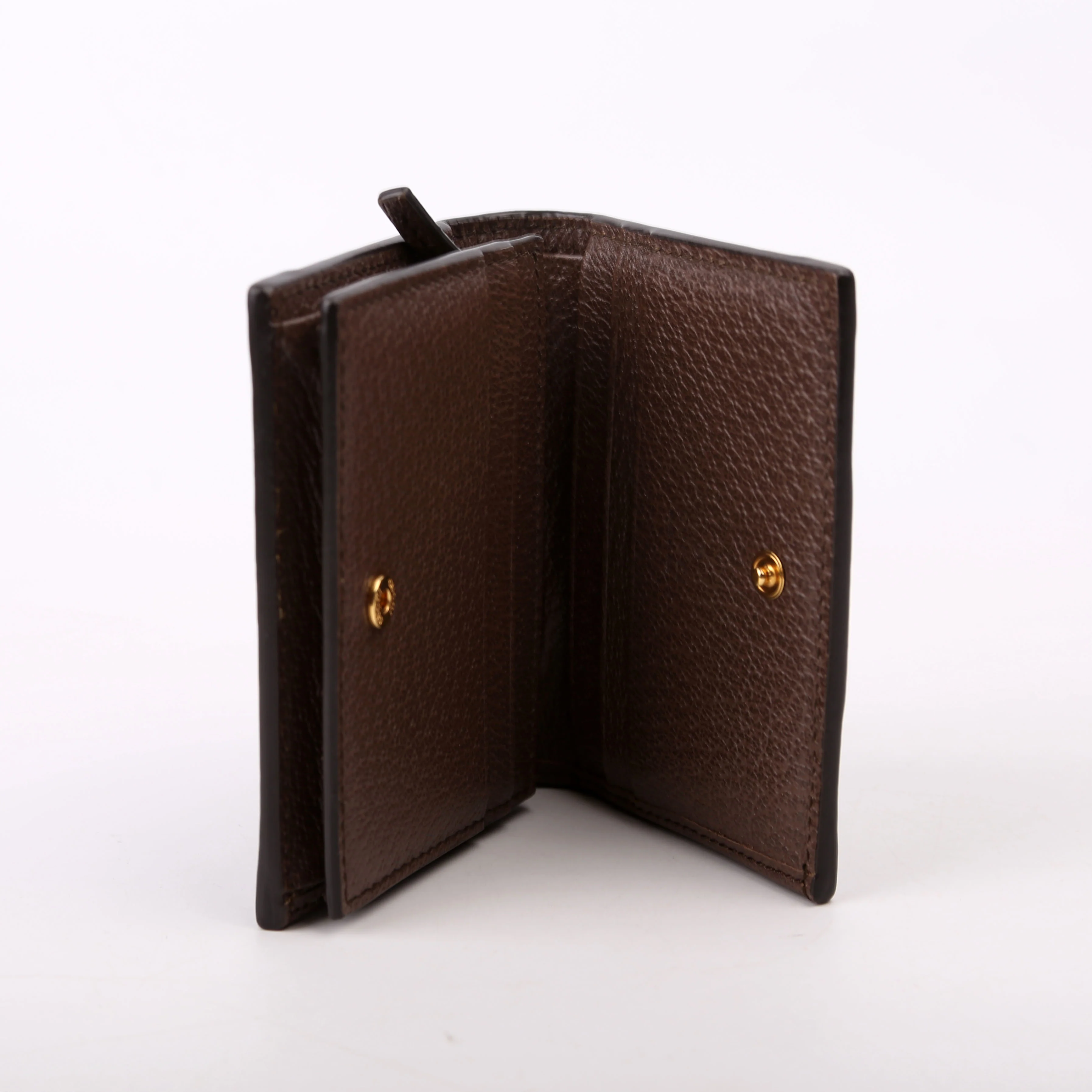 523155 Ophidia GG Card Case Wallet Brown - Image 8