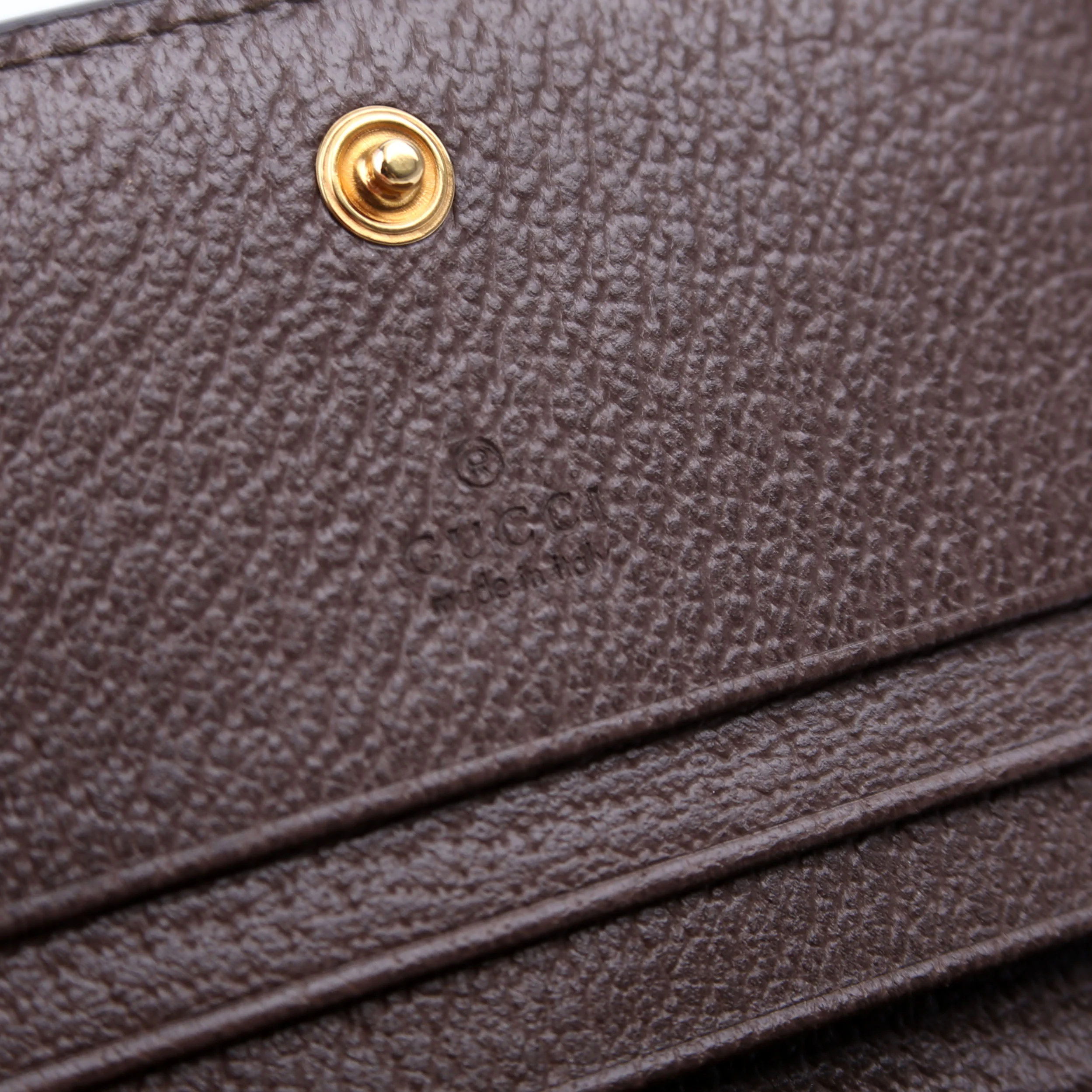 523155 Ophidia GG Card Case Wallet Brown - Image 9