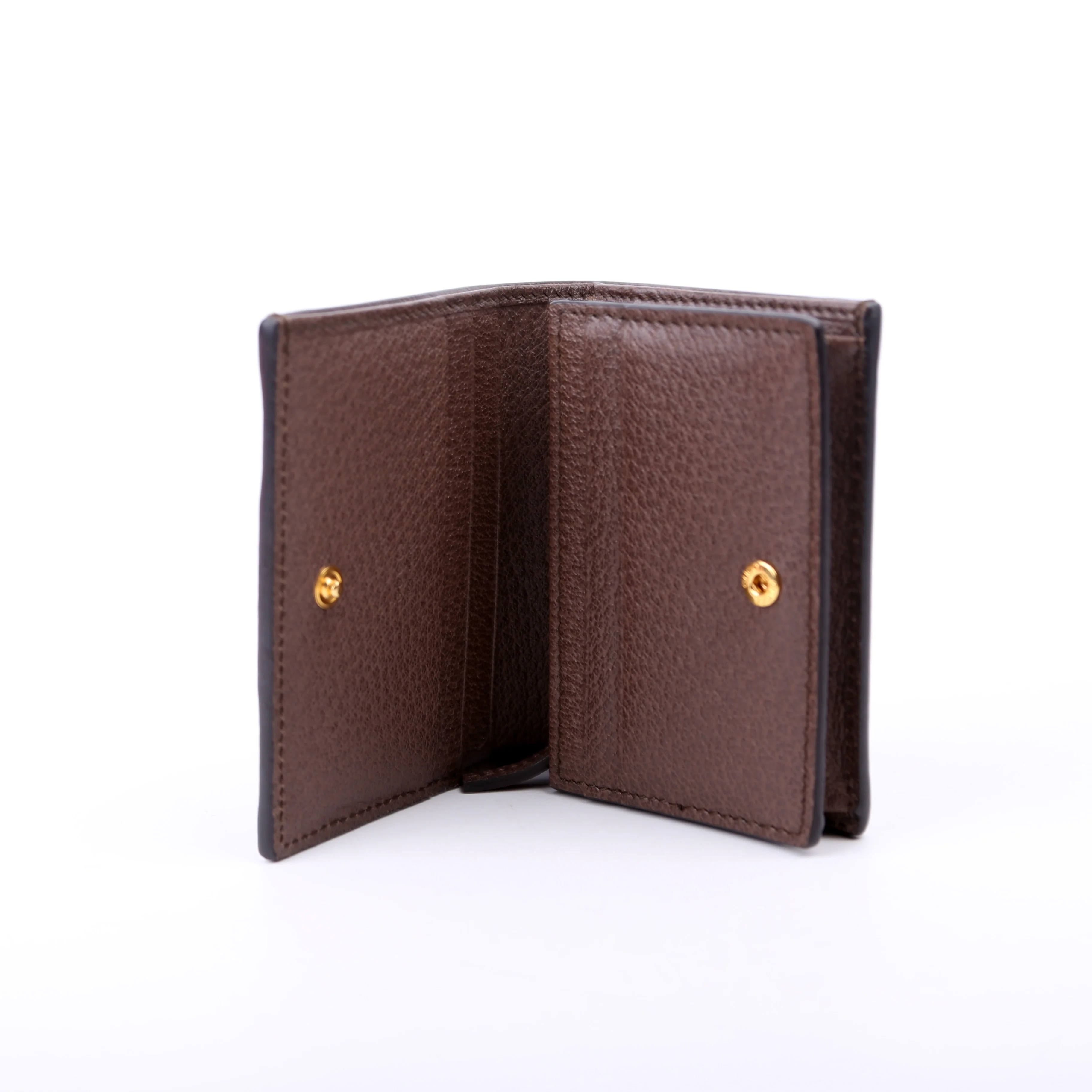 523155 Ophidia GG Card Case Wallet Brown - Image 10