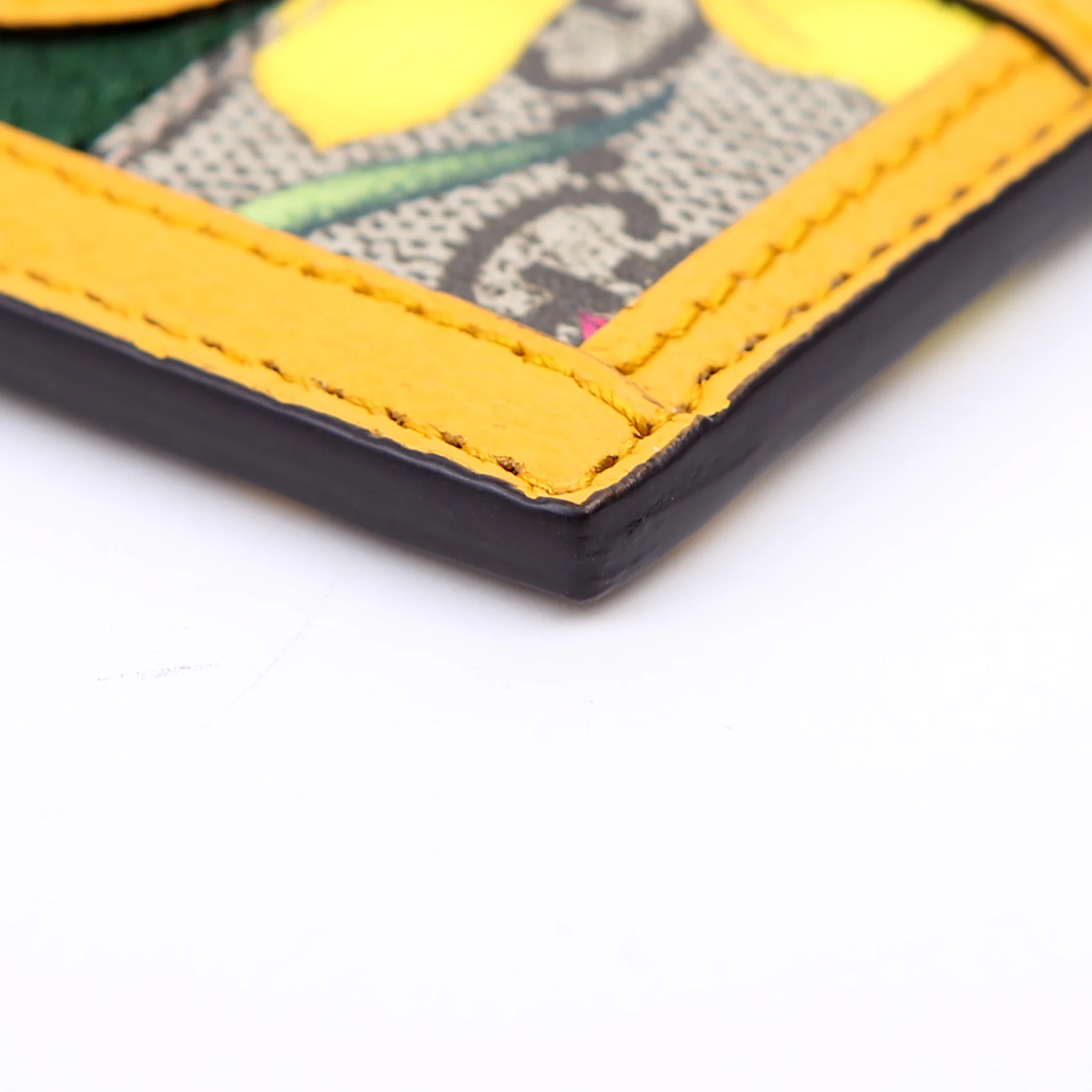 523159 Flora GG Card Case Yellow - Image 6