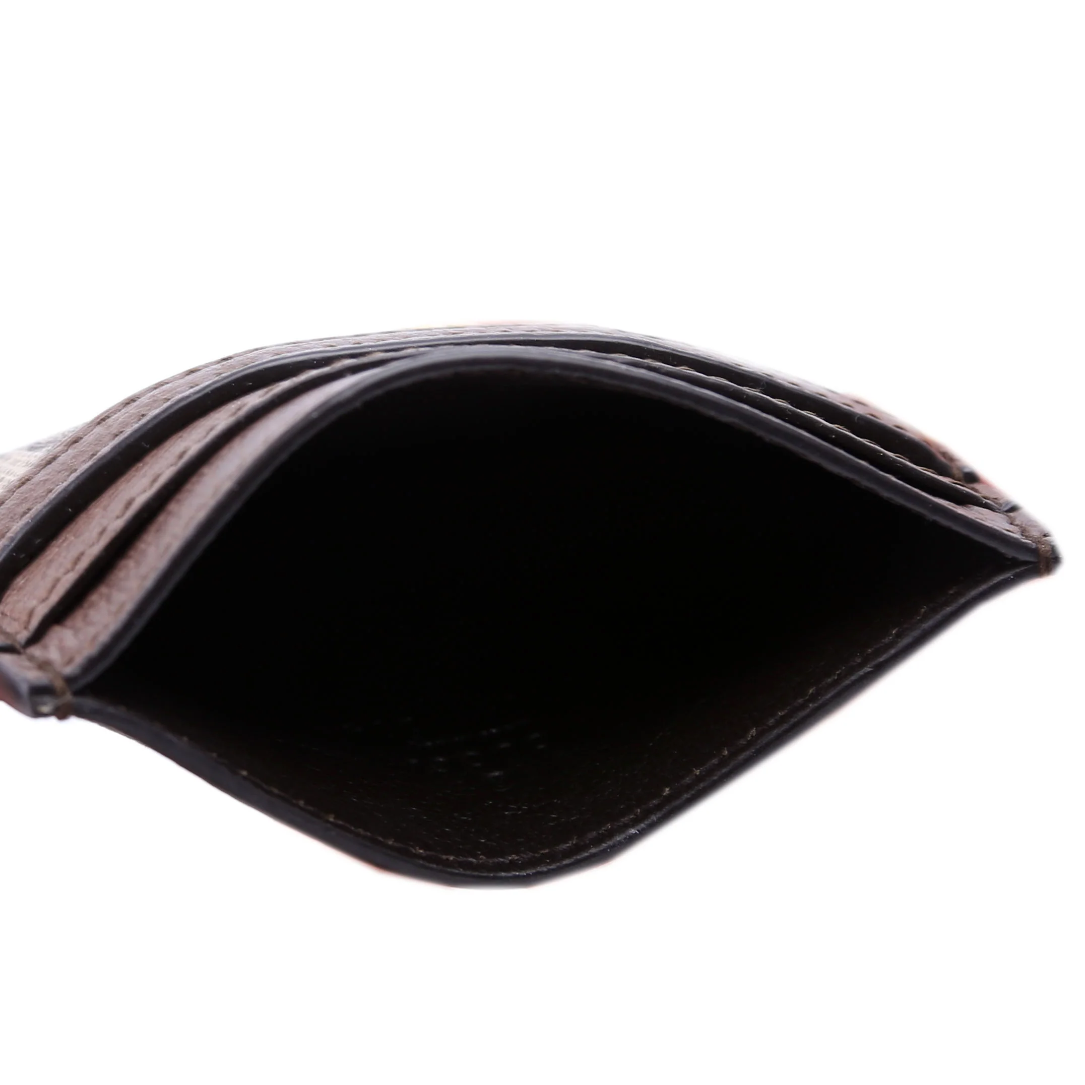 523159 Ophidia GG Card Case Brown - Image 11