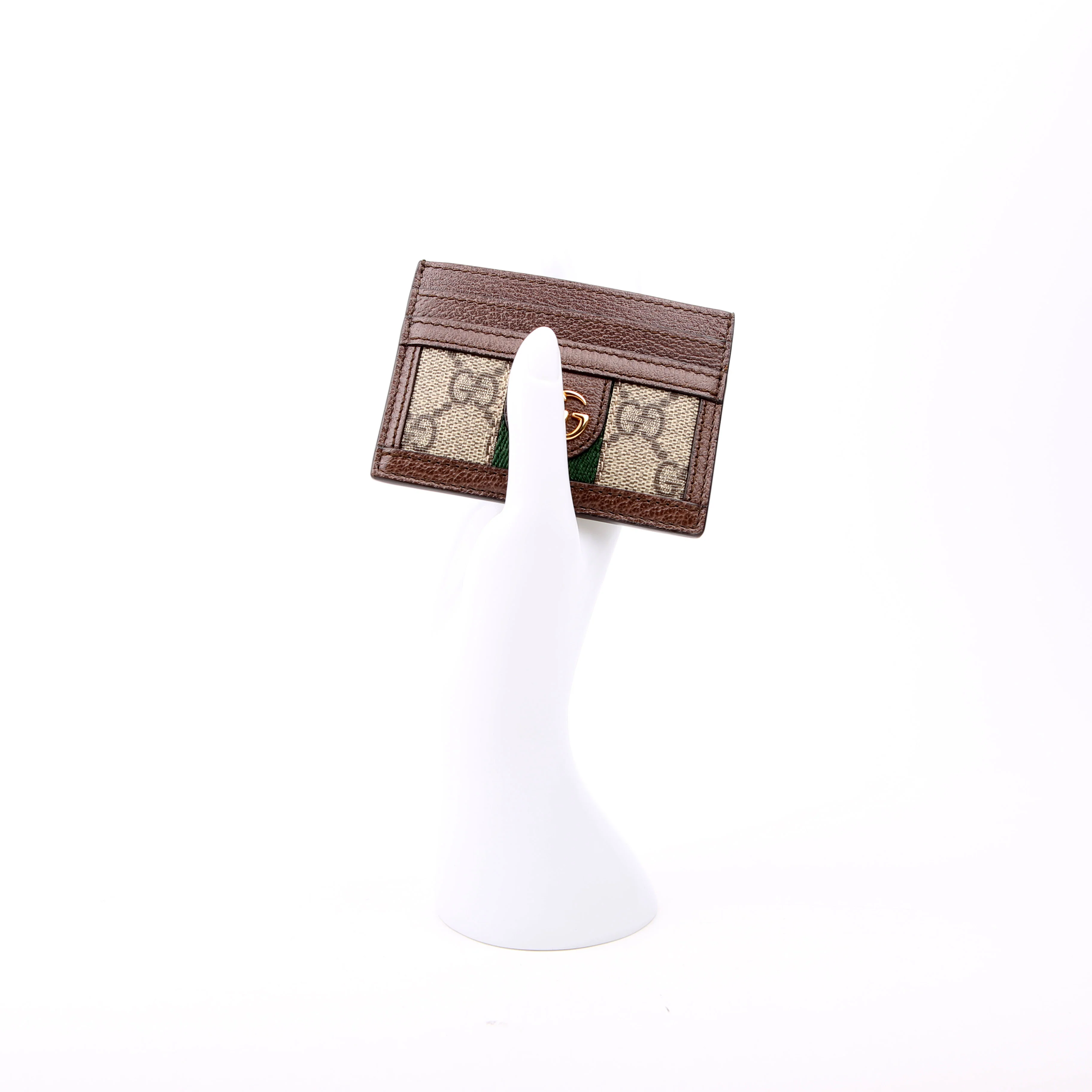 523159 Ophidia GG Card Case Brown - Image 10