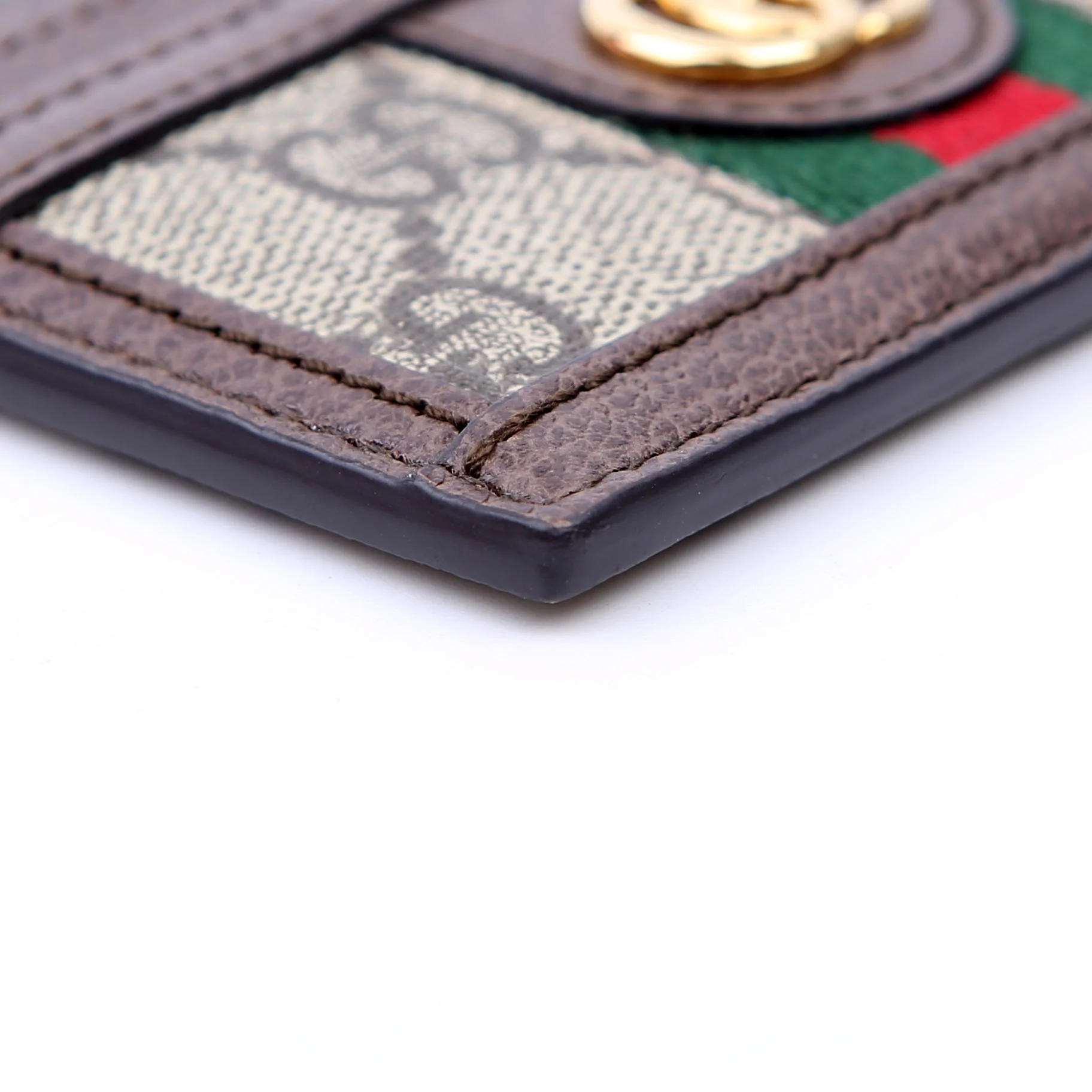 523159 Ophidia GG Card Case Brown - Image 5
