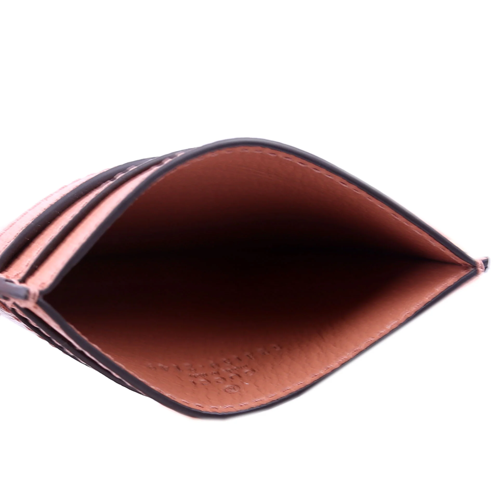 523159 Ophidia GG Card Case Pink - Image 11