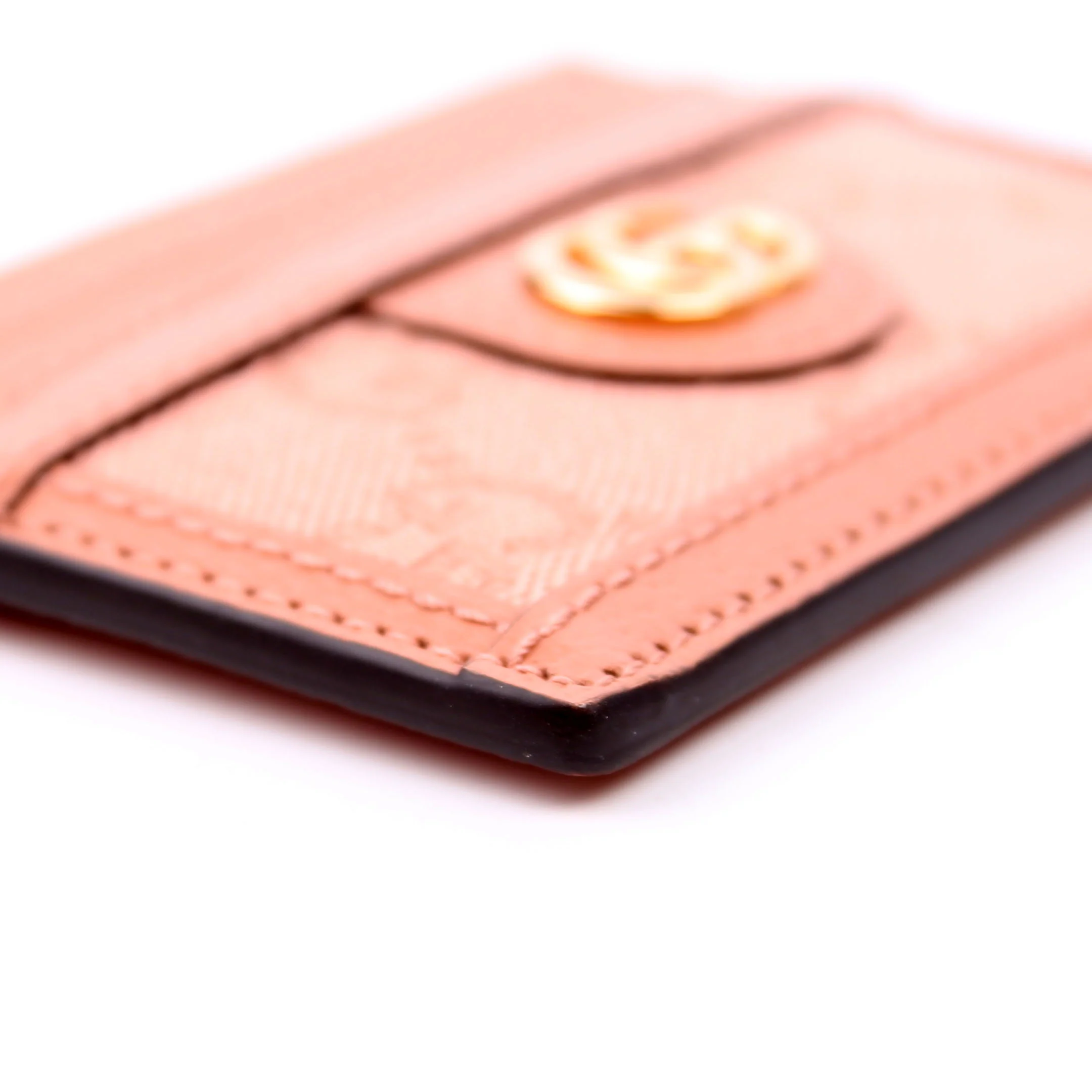 523159 Ophidia GG Card Case Pink - Image 6