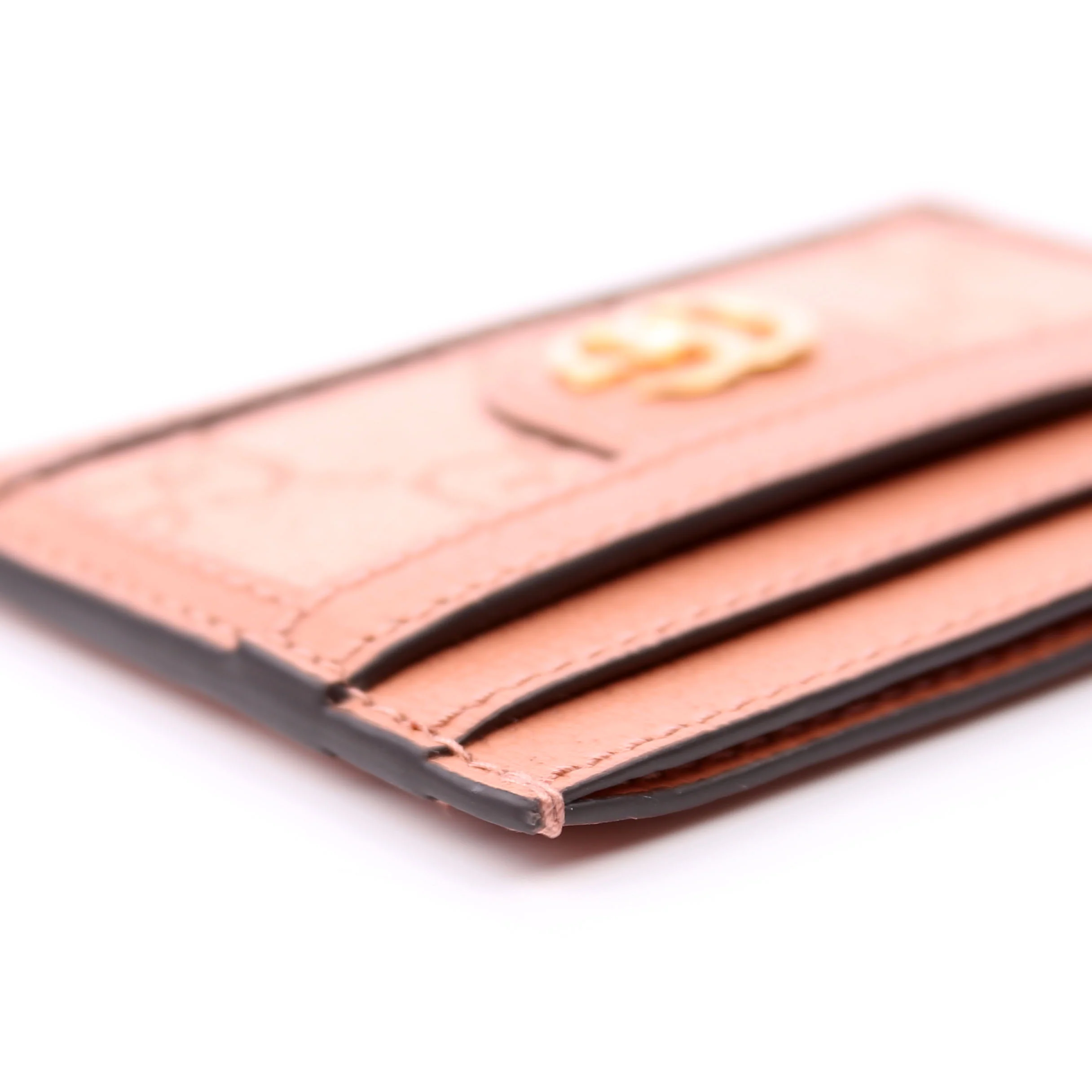 523159 Ophidia GG Card Case Pink - Image 8