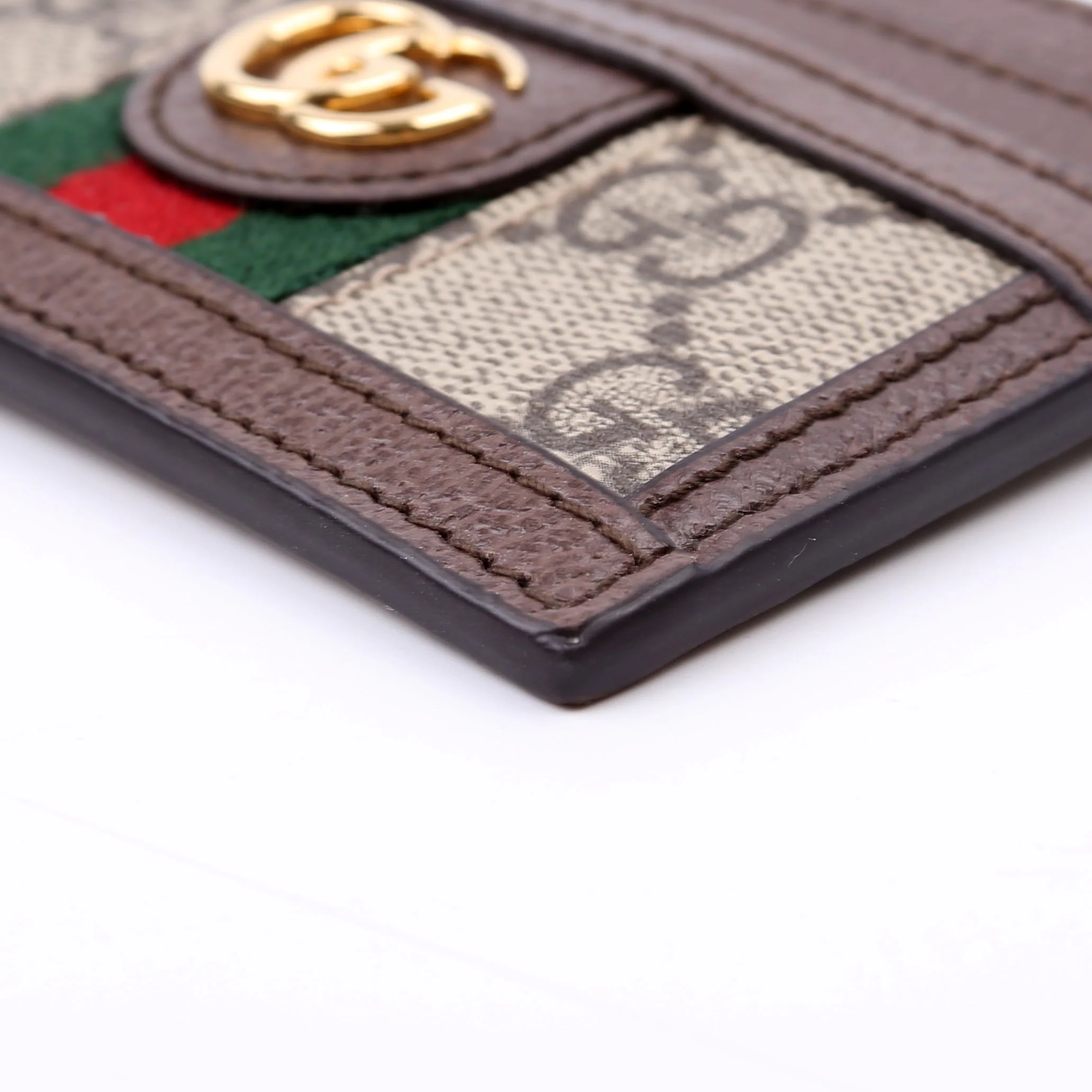 523159 Ophisia GG Card Case Brown - Image 6