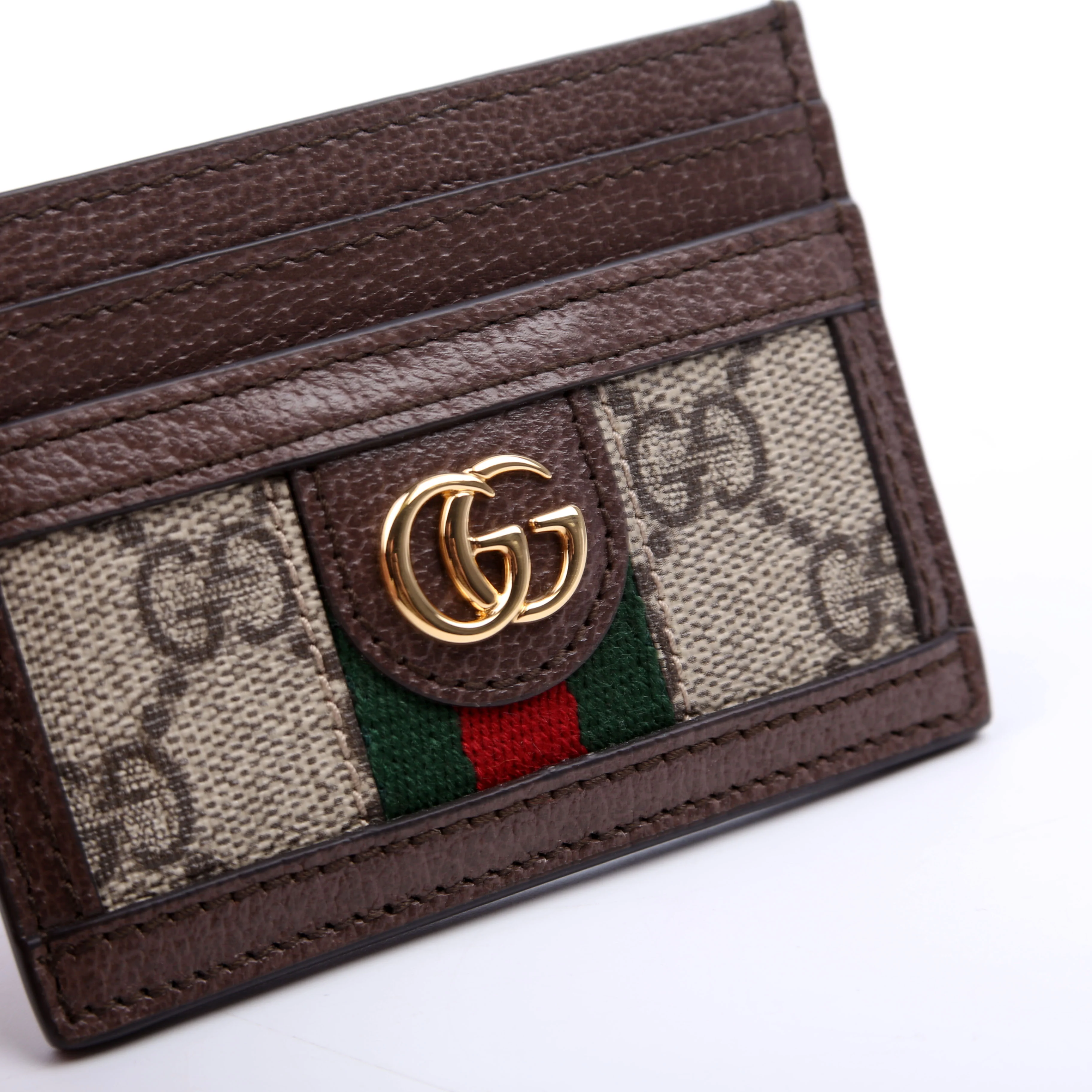523159 Ophisia GG Card Case Brown - Image 7