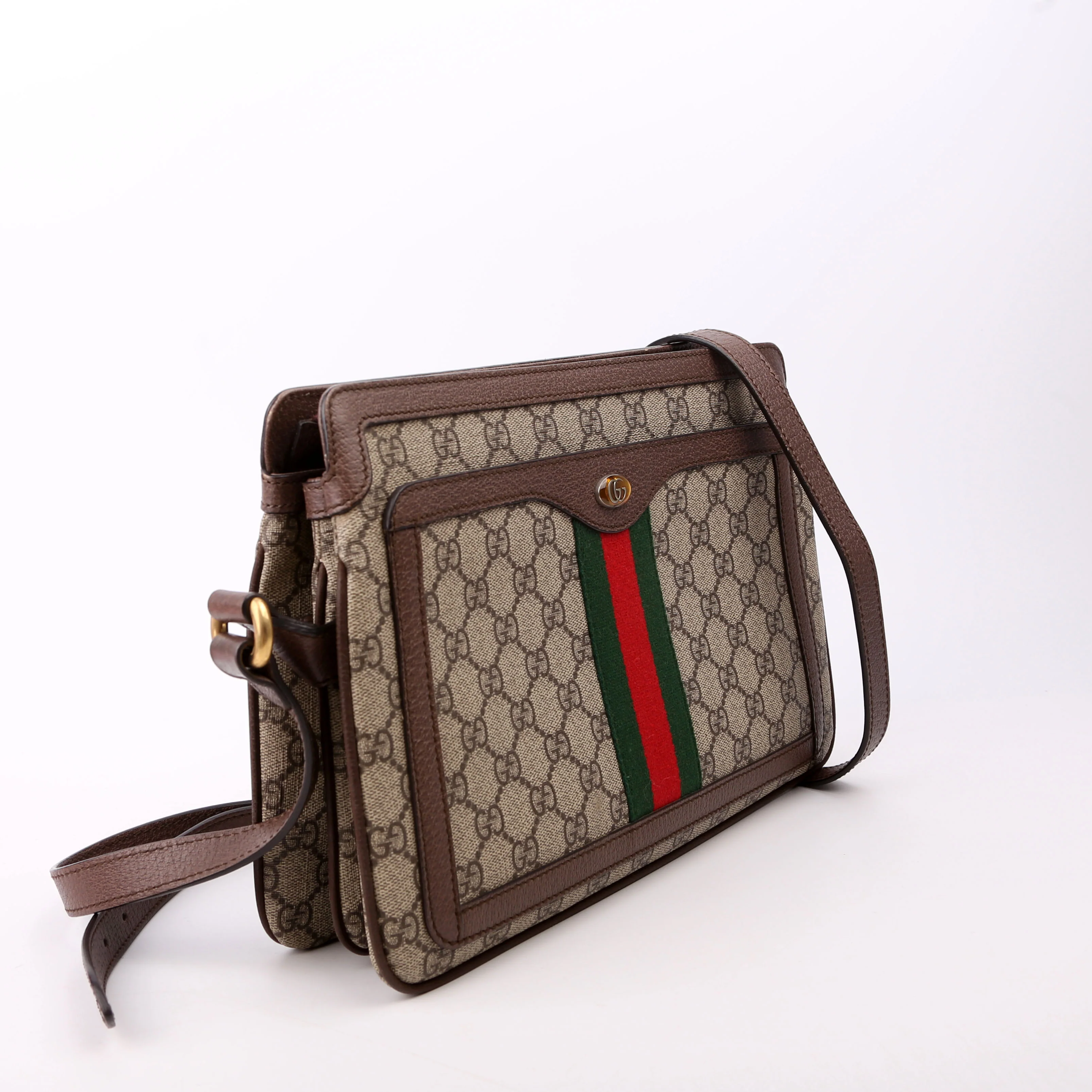 523354 GG Supreme Ophidia Medium Shoulder Bag Brown - Image 2