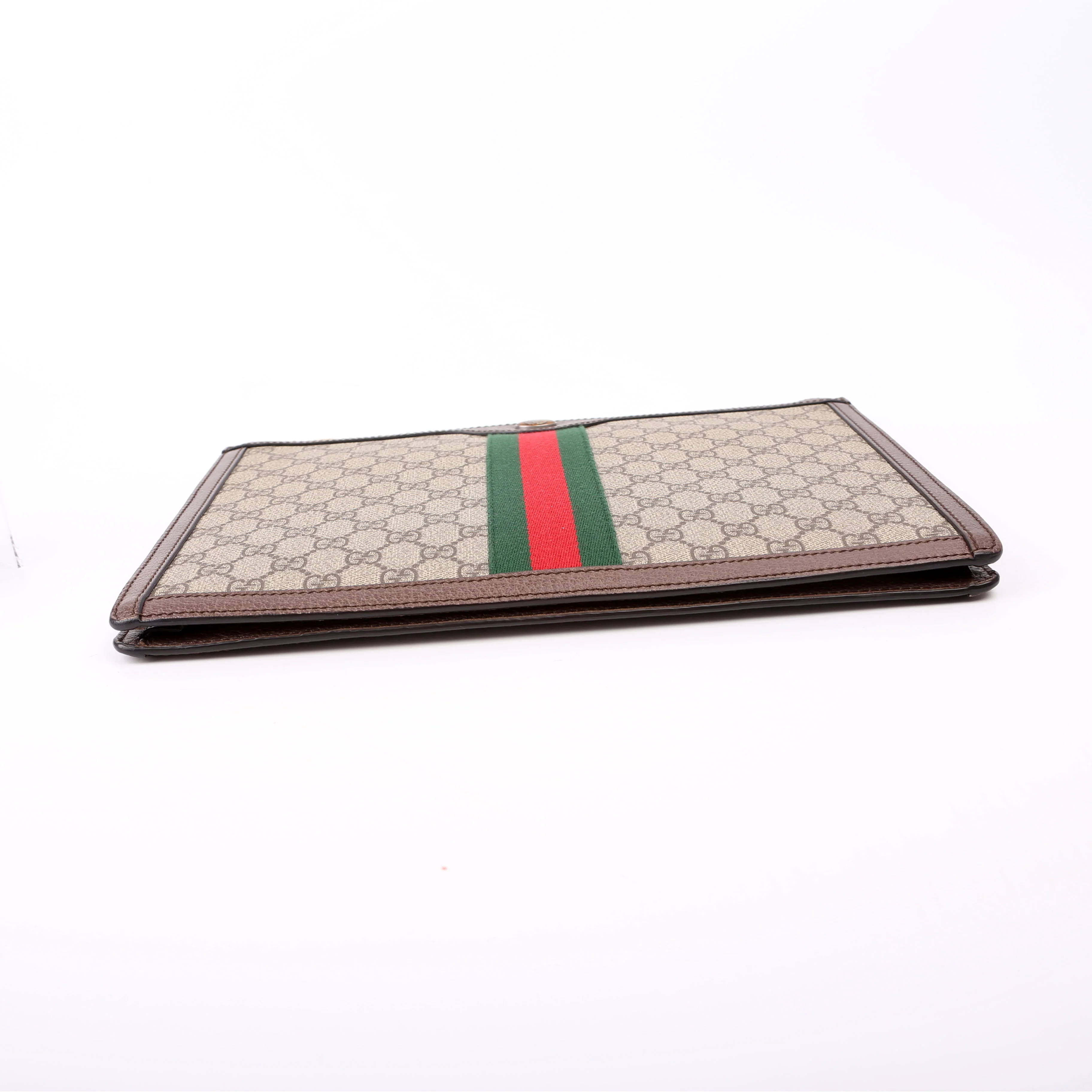 523359 GG Supreme Ophidia Portfolio Clutch Brown - Image 4