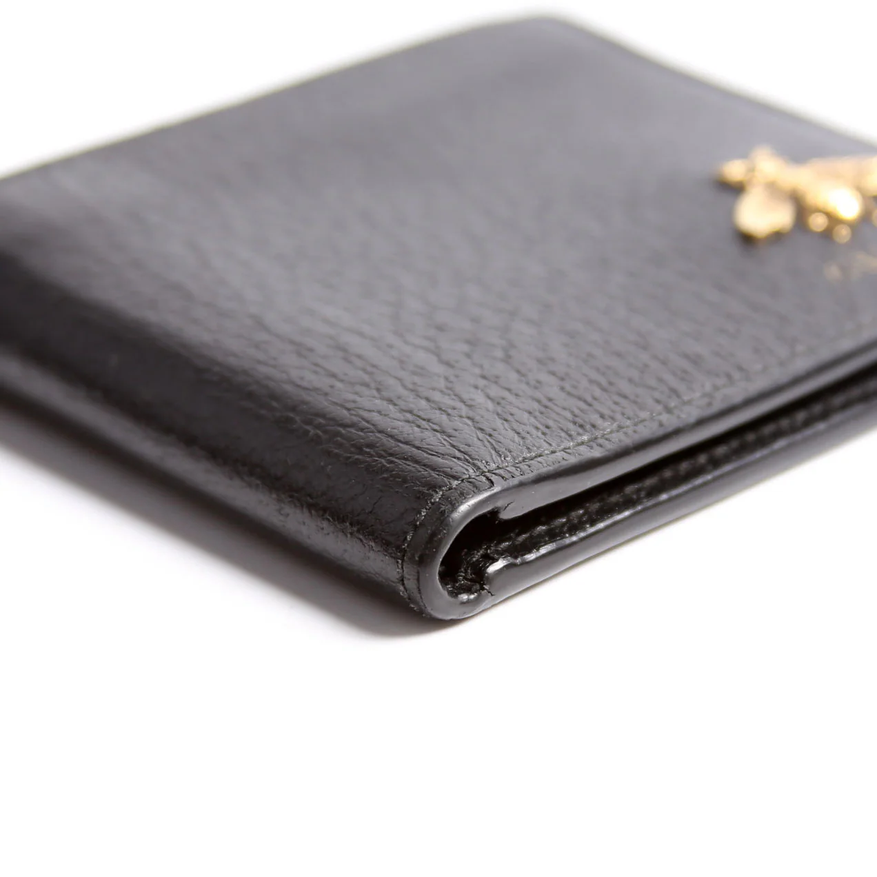 523664 Animalier Bee Leather Wallet Black - Image 5