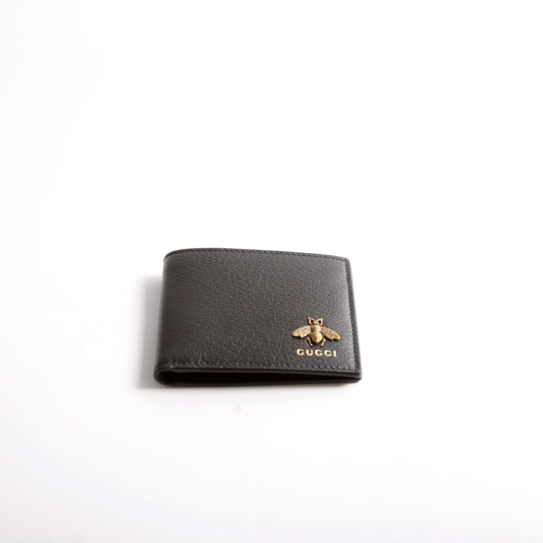 523664 Animalier Bee Leather Wallet Black - Image 3
