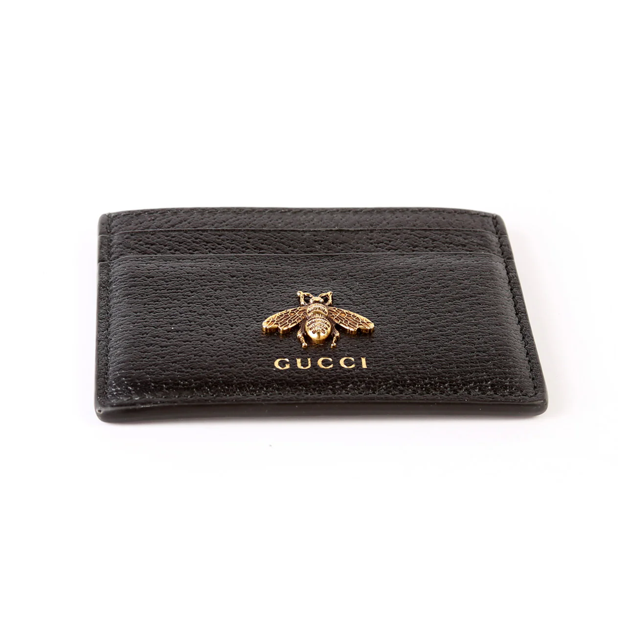 523685 Animalier Leather Card Holder - Image 5