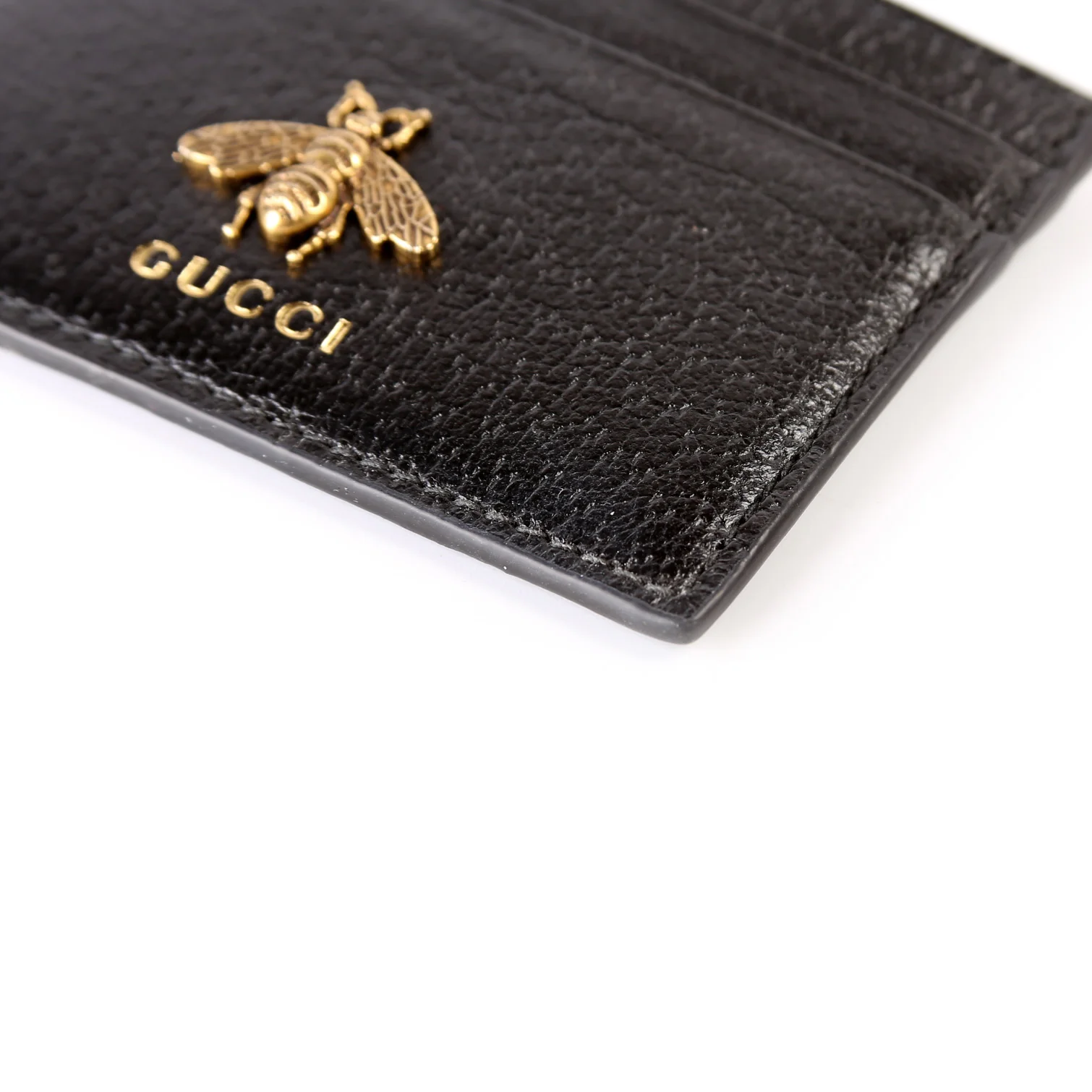 523685 Animalier Leather Card Holder - Image 7