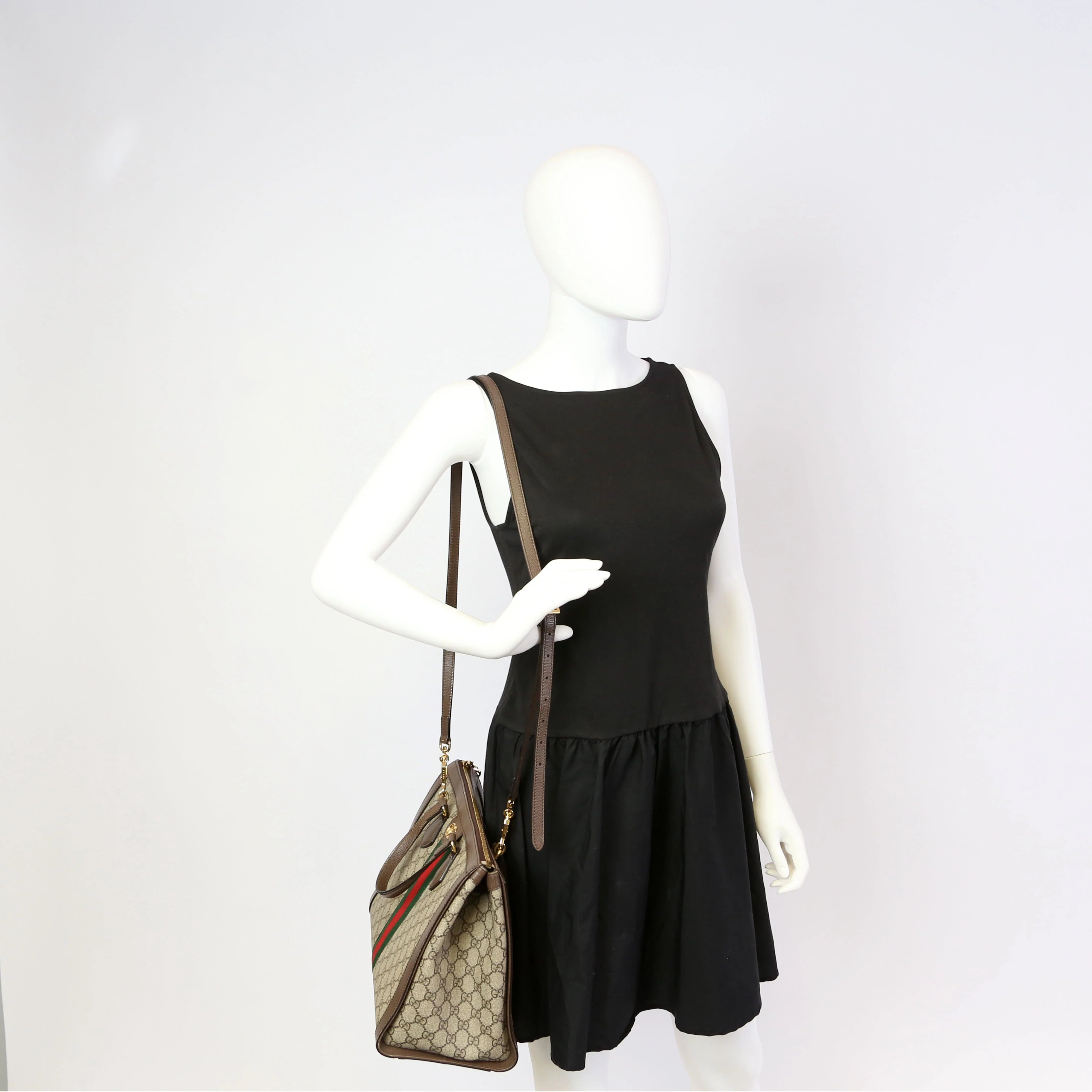 524537 Ophidia GG Medium Tote Brown - Image 12