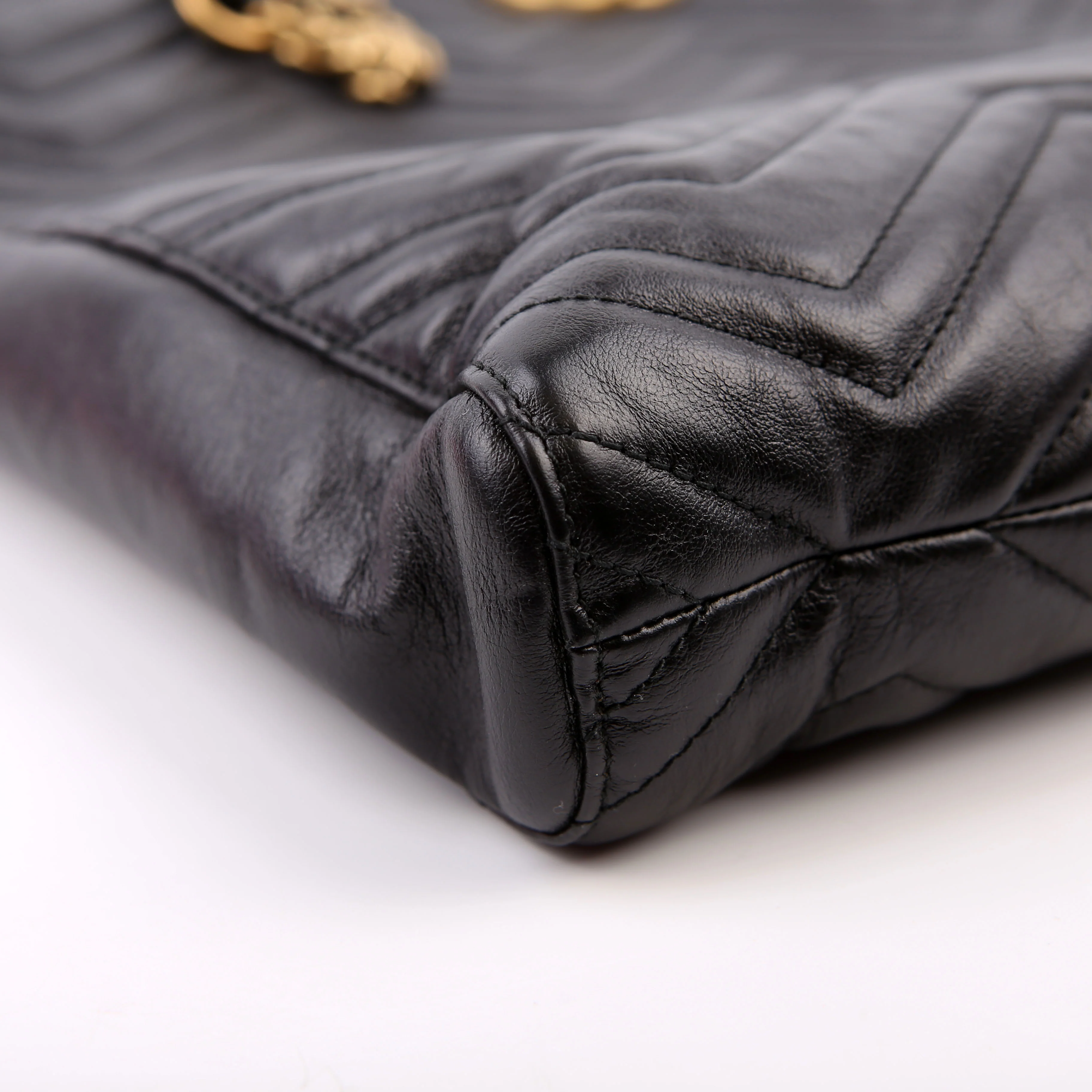 524576 GG Marmont Zip Tote Large Black - Image 5