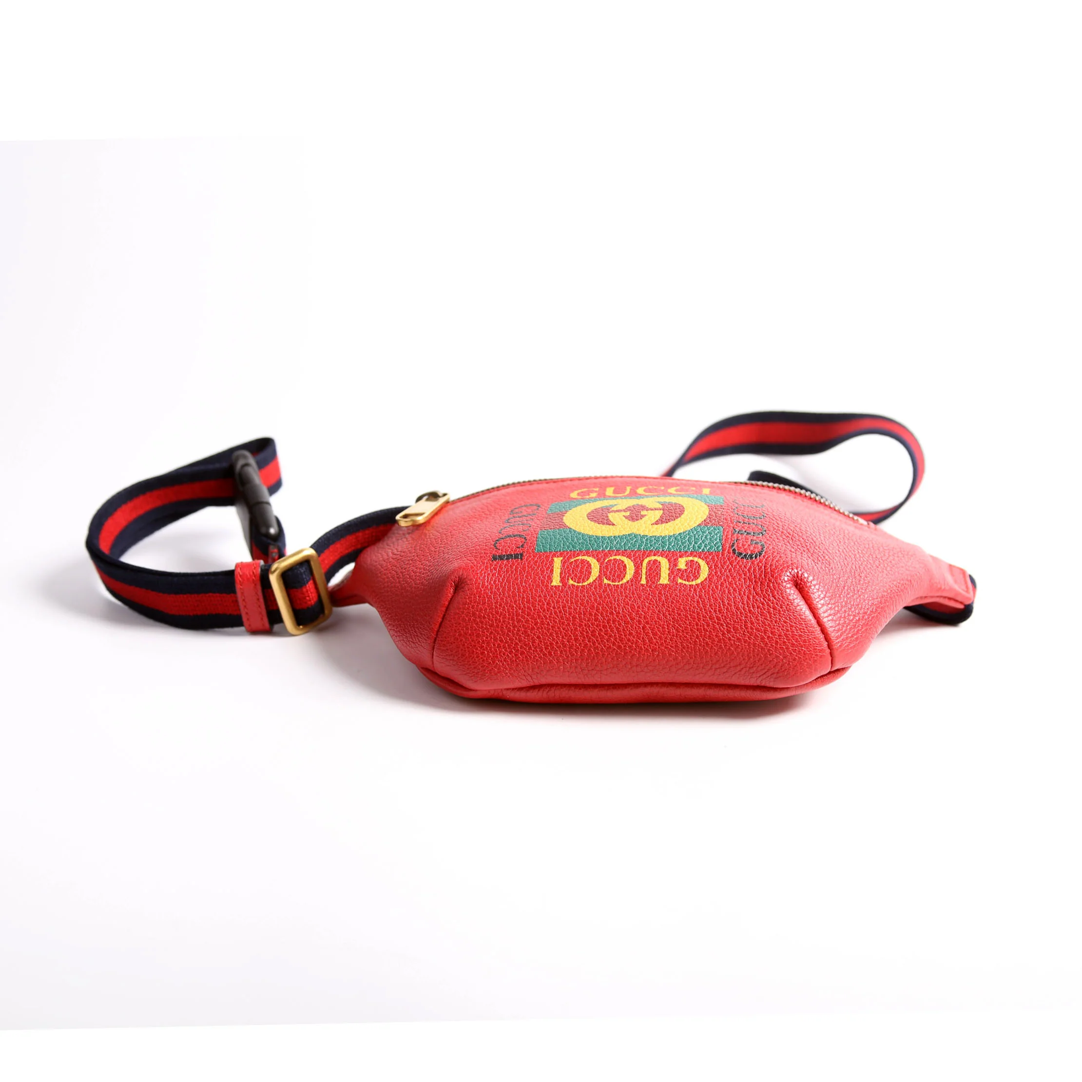 527792 Retro Belt Bag Red/Navy - Image 5