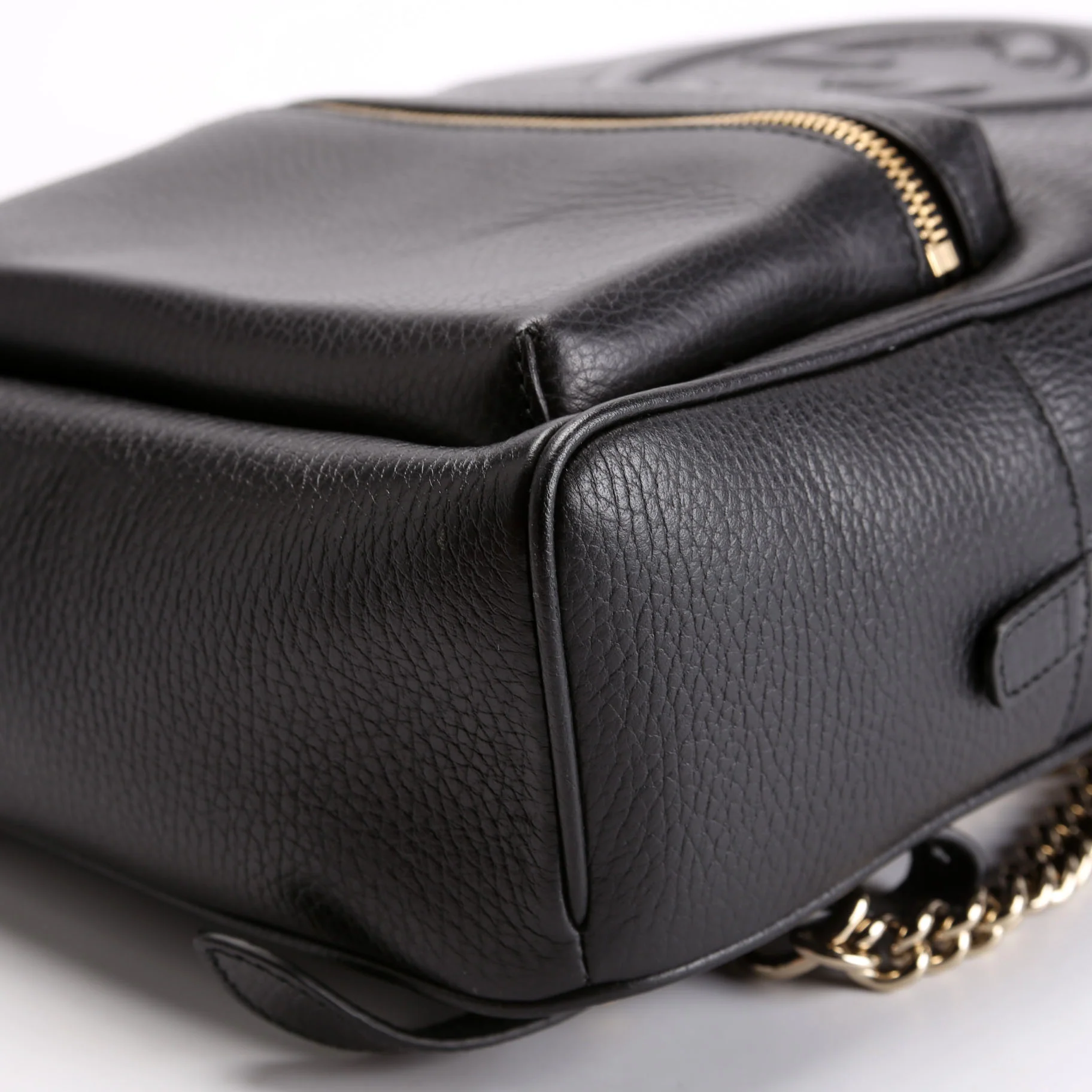 536192 Soho Leather Backpack Black - Image 5