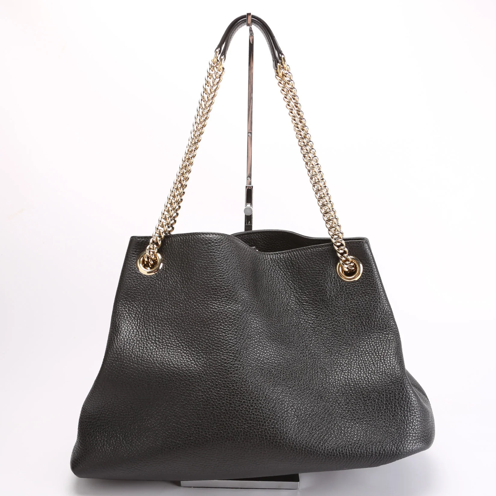 536196 Soho Chain Tote Newer Black - Image 3