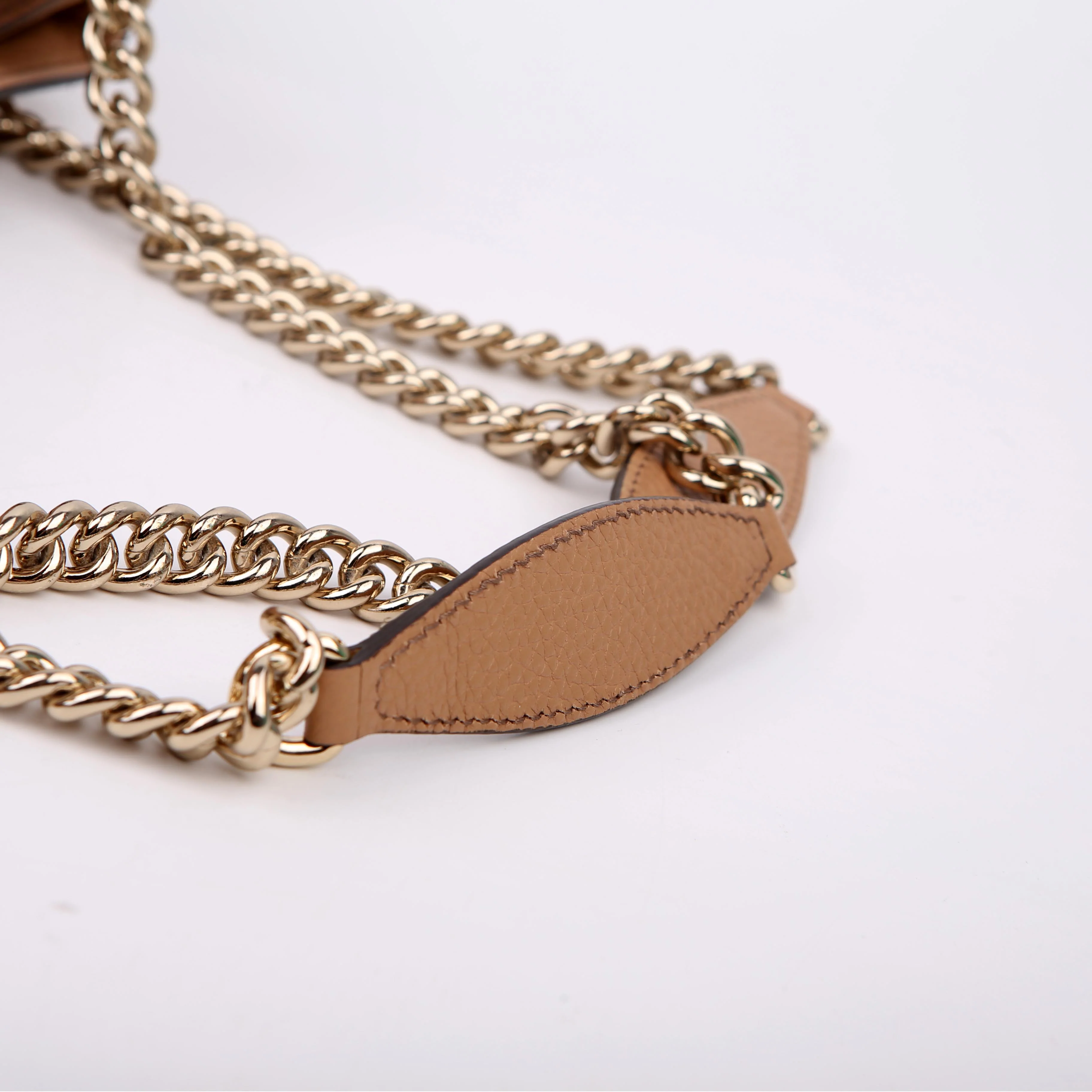 536196 Soho Chain Tote Newer Tan - Image 10