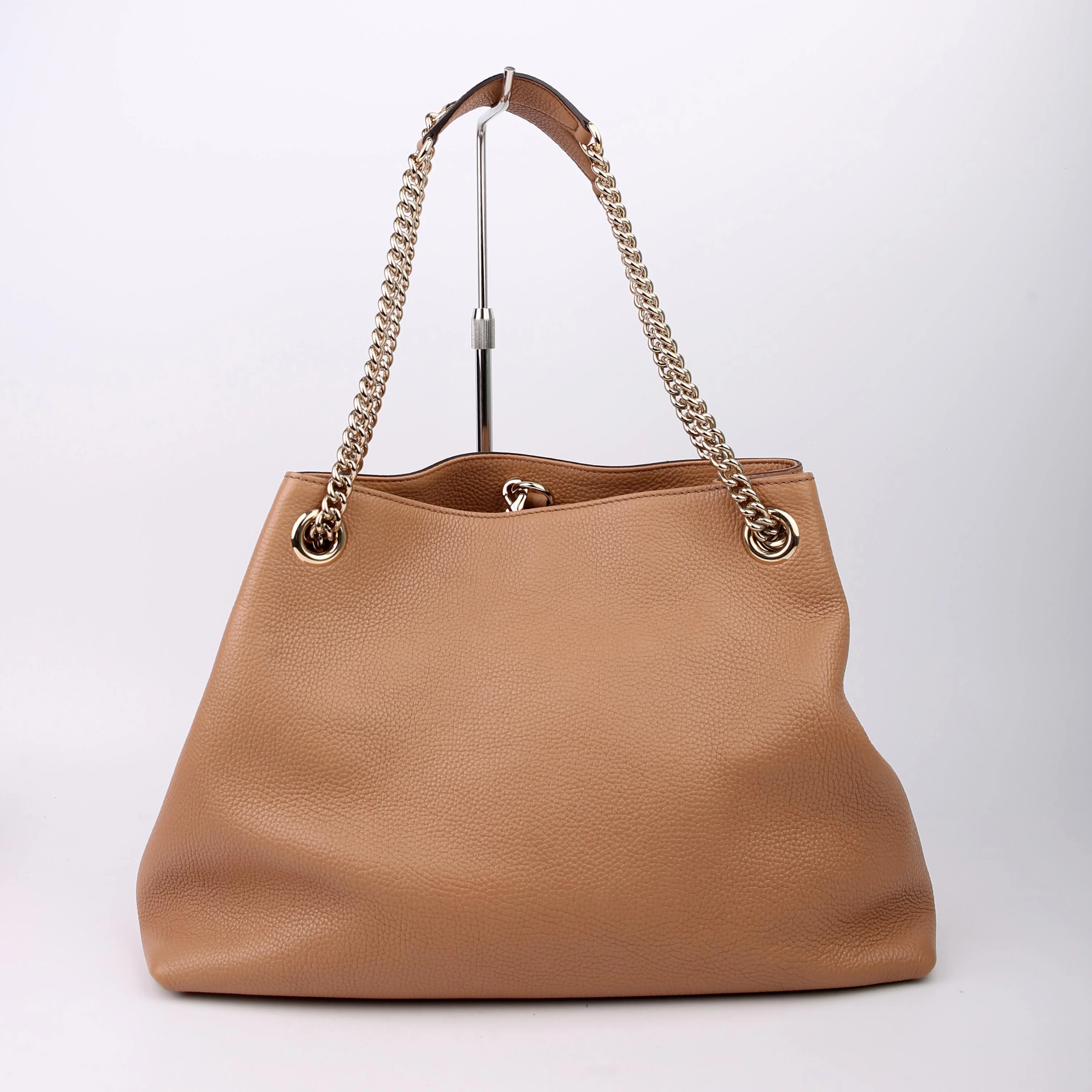 536196 Soho Chain Tote Newer Tan - Image 3