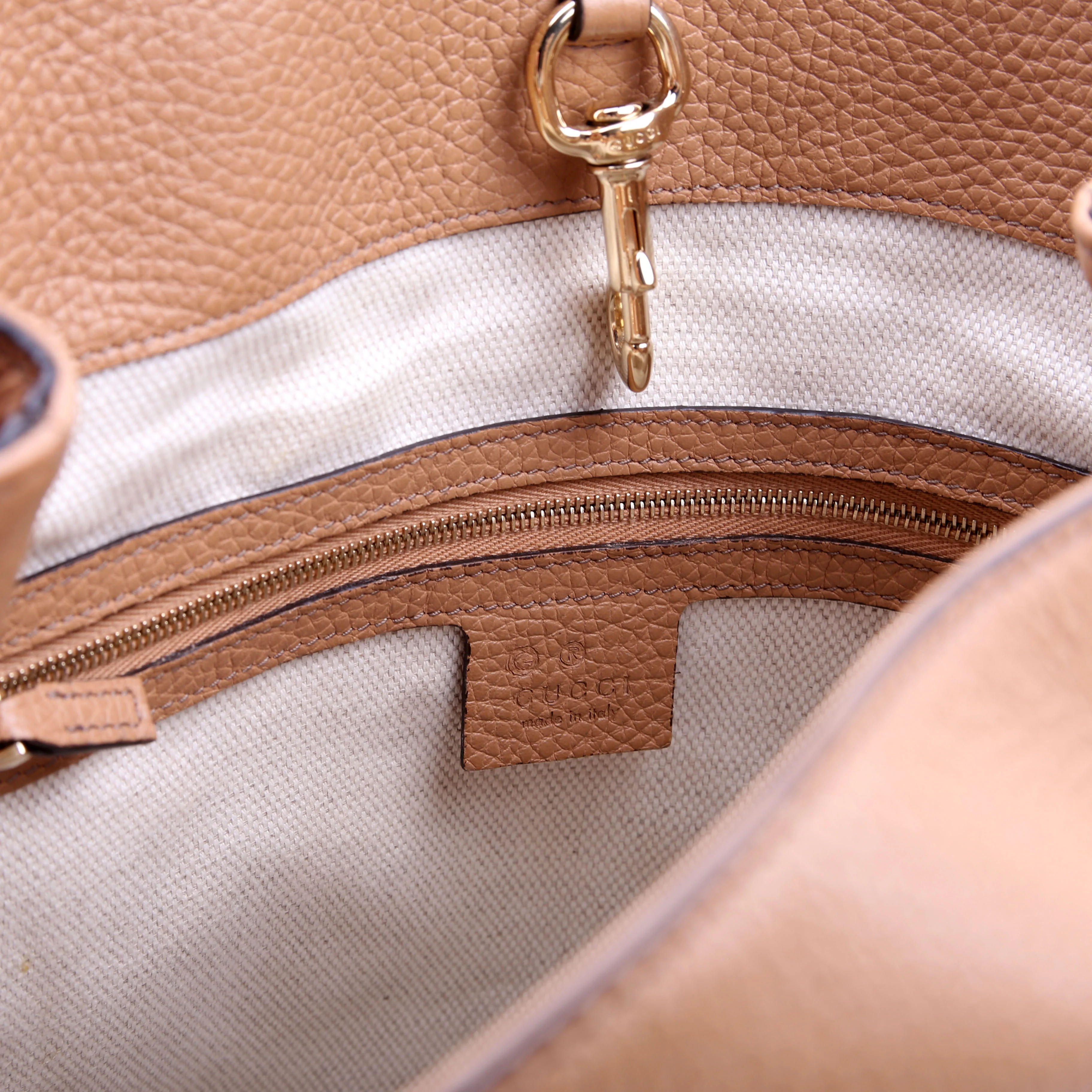 536196 Soho Chain Tote Newer Tan - Image 10
