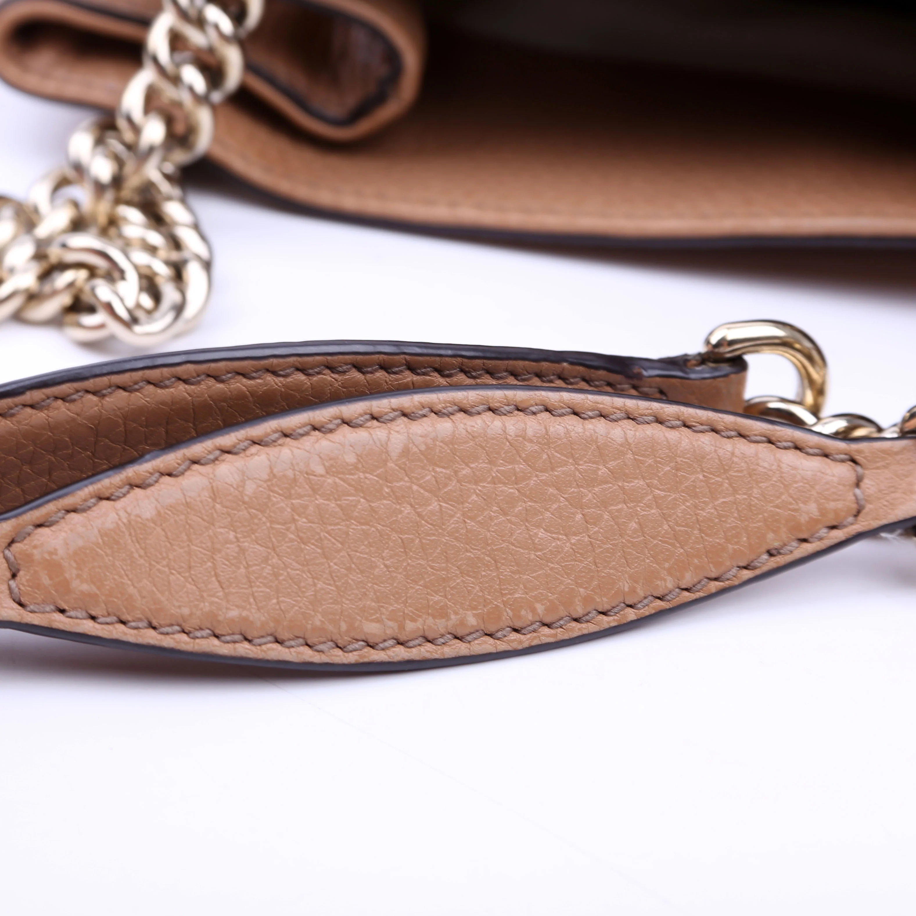 536196 Soho Chain Tote Newer Tan - Image 9