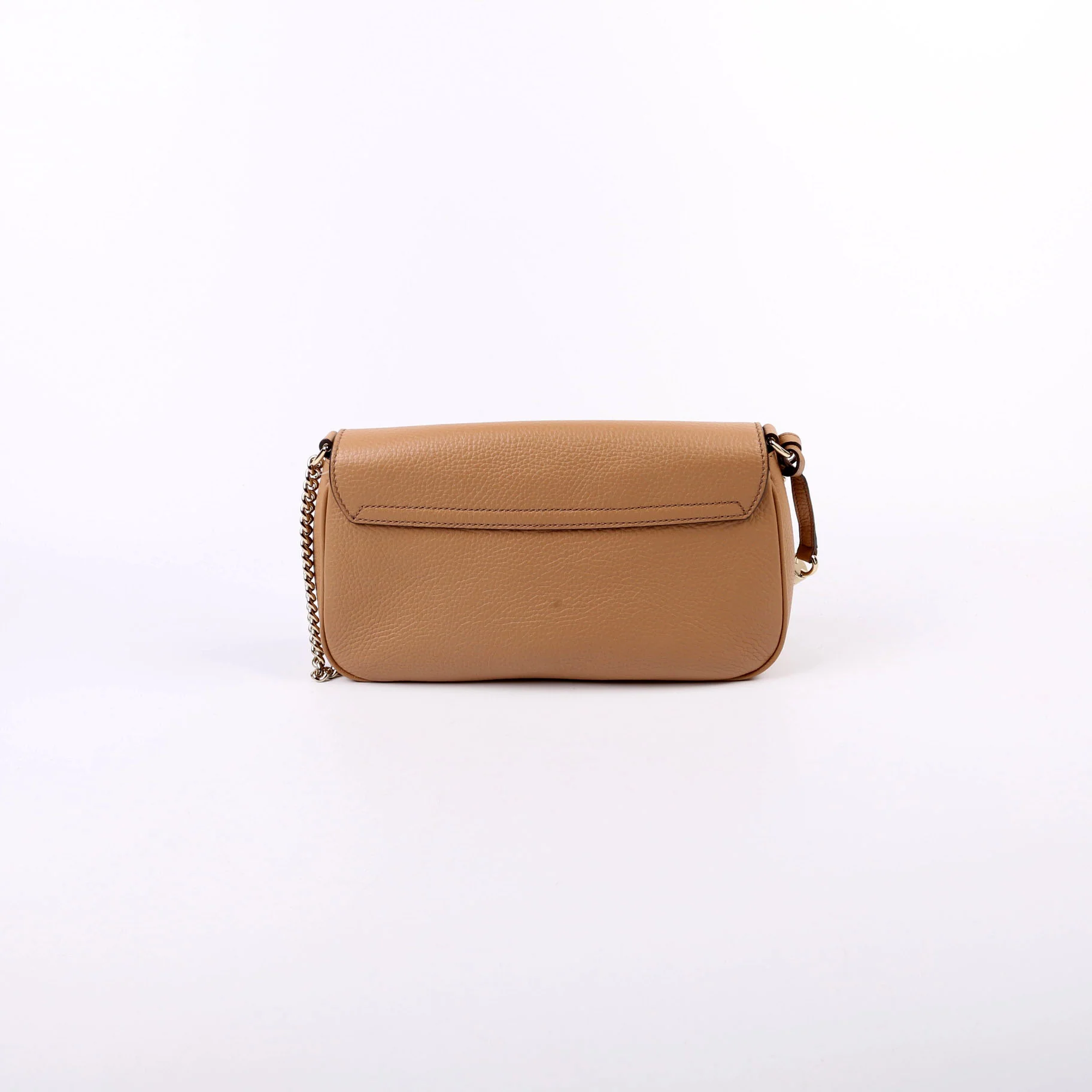 536224 Soho Chain Tassel Flap Beige - Image 3