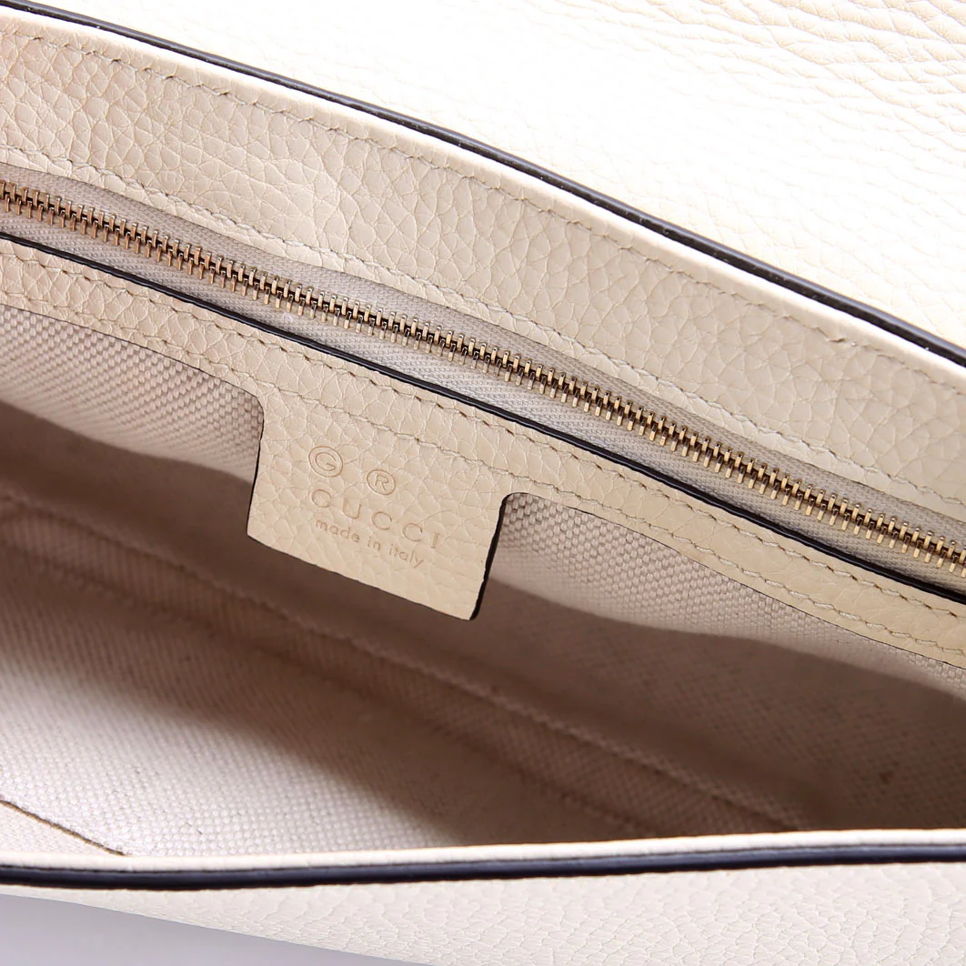 536224 Soho Chain Tassel Flap Cream - Image 10