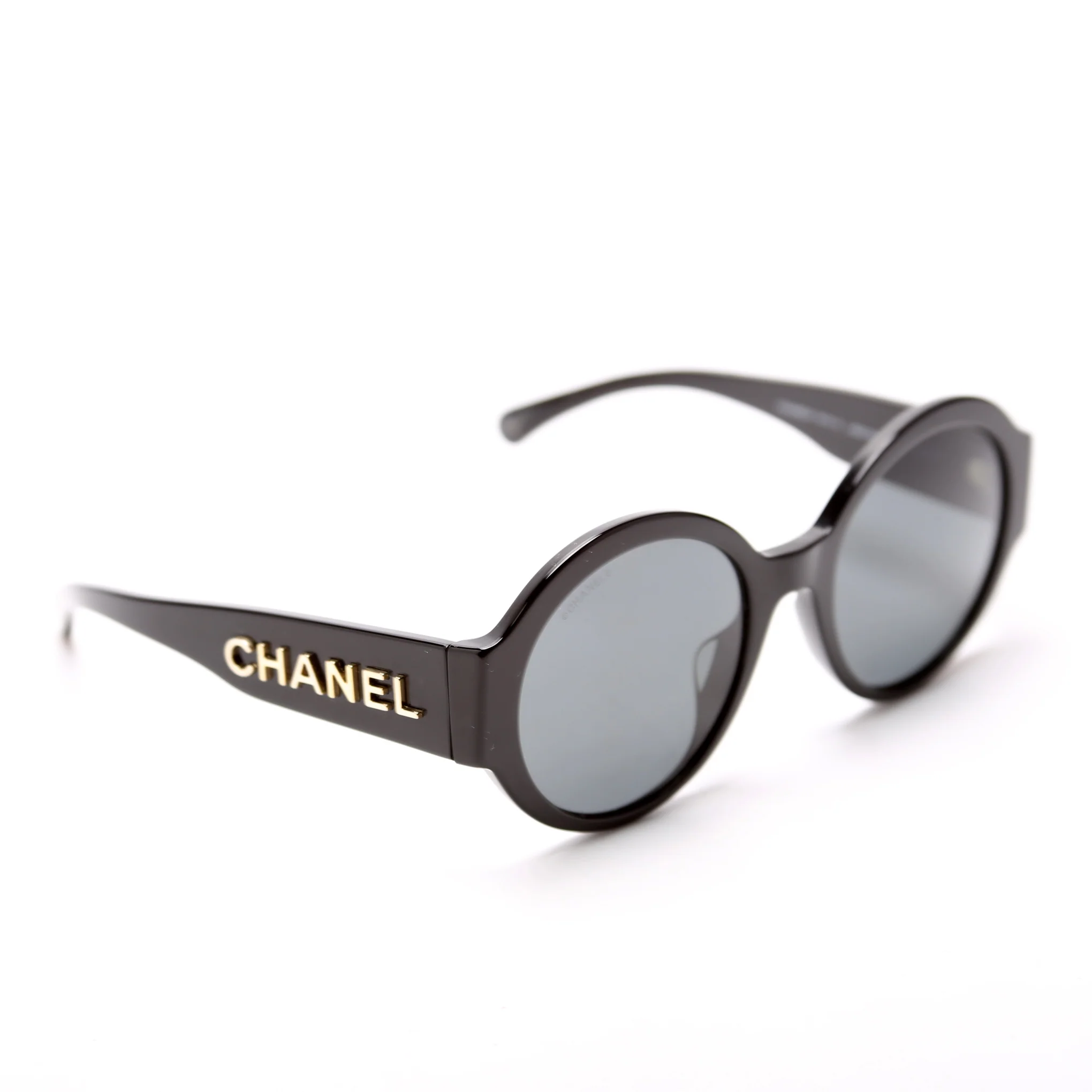 5410-A Round Sunglasses Black - Image 2