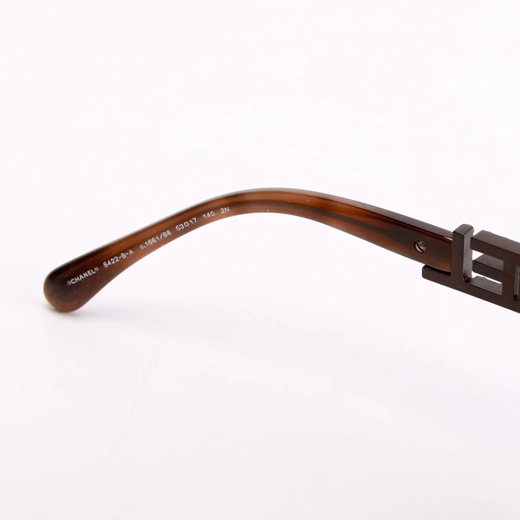 5422-B-A Square Brown Sunglasess - Image 4